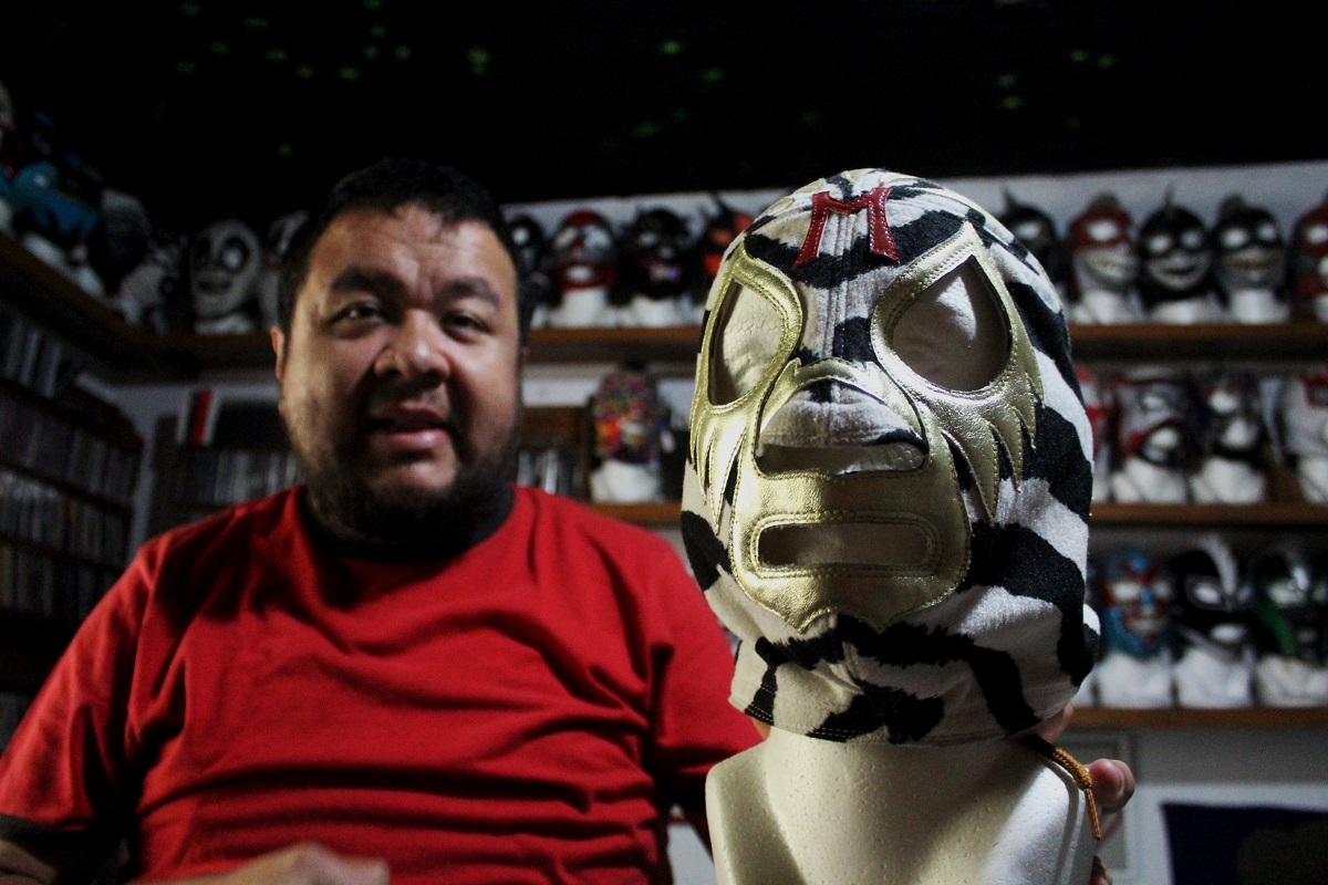 Alejandro Amaro y el Museo de la Máscara