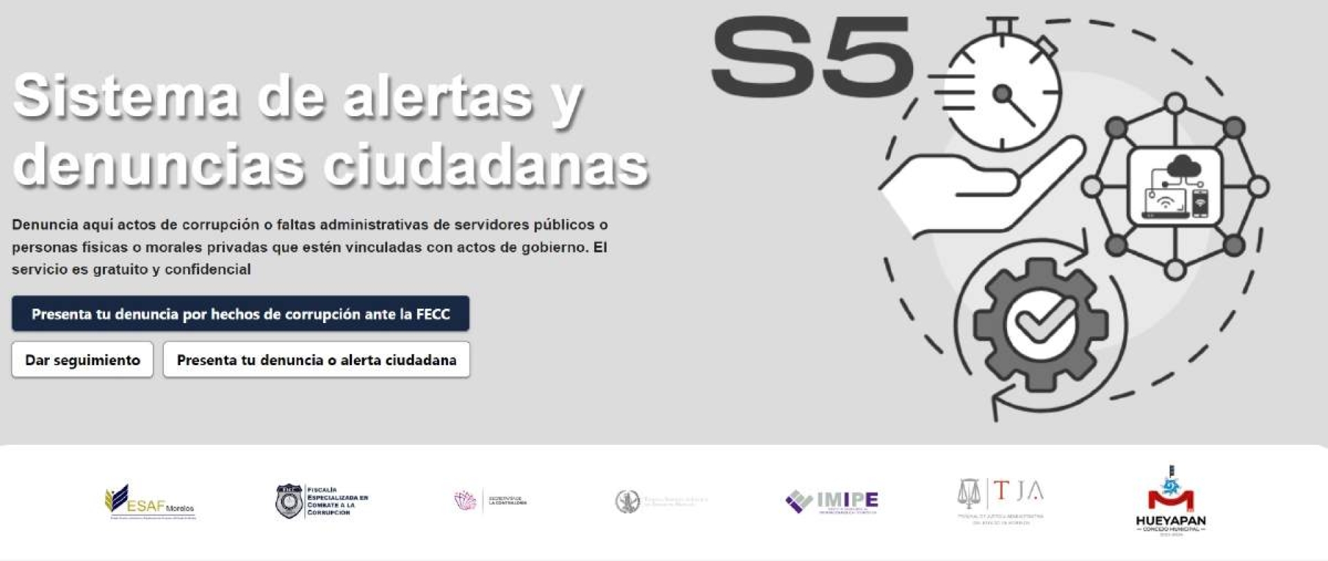 Habilitan plataforma de denuncia de actos de corrupción