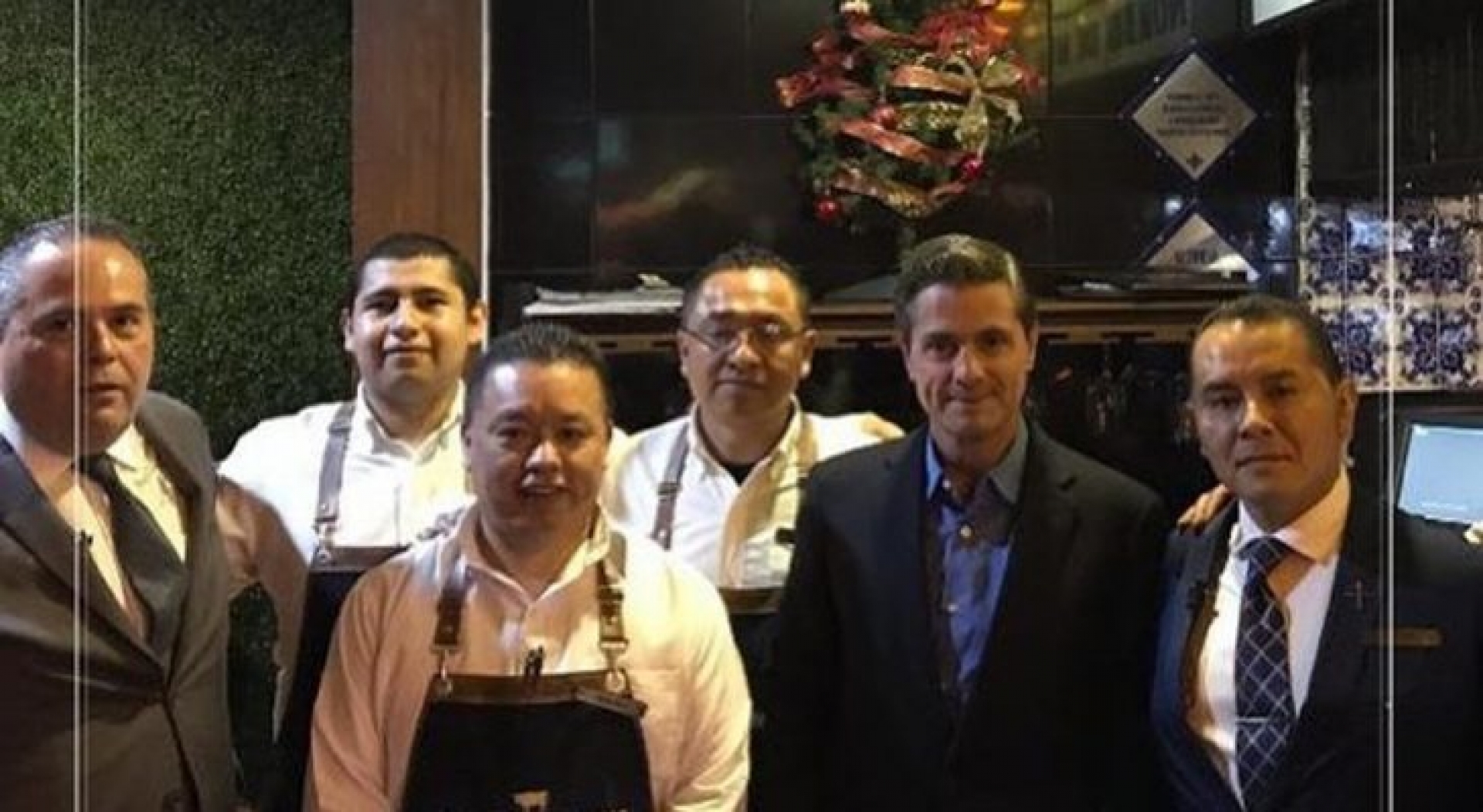 Después de dos semanas, captan a Peña Nieto en restaurante de comida argentina comiendo cortes de carne