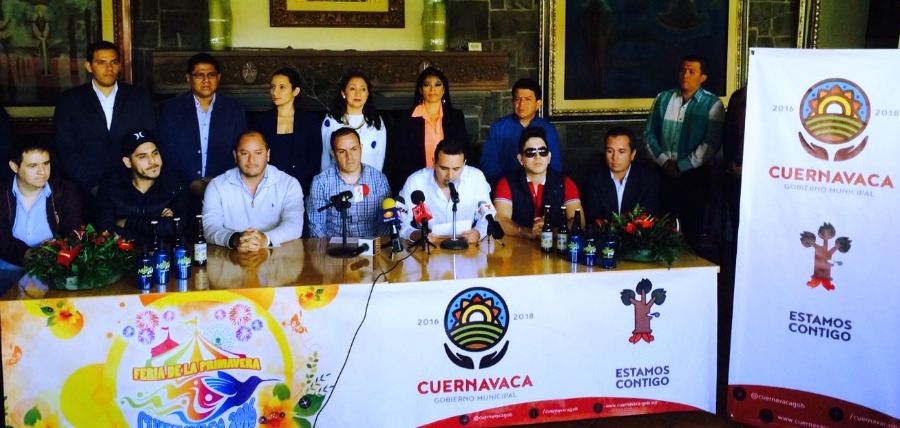 Anuncia el Ayuntamiento capitalino actividades de la Feria de la Primavera Cuernavaca 2016