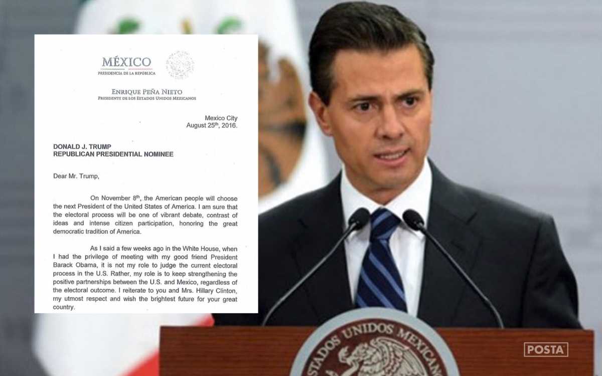 Presidencia hace públicas las cartas enviadas a Clinton y Trump