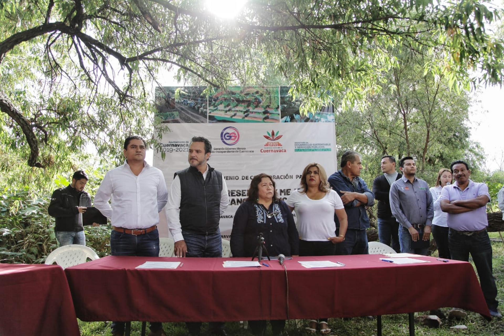 Firma edil de Cuernavaca convenio de colaboración con ambientalistas del Alto Apatlaco