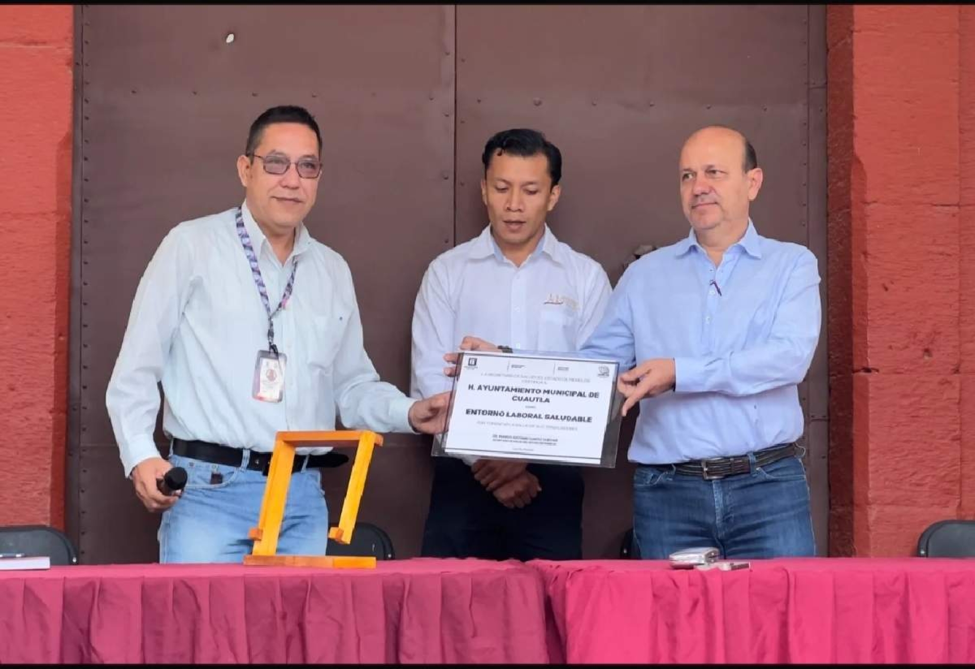 Certifican los SSM el palacio municipal de Cuautla como entorno saludable