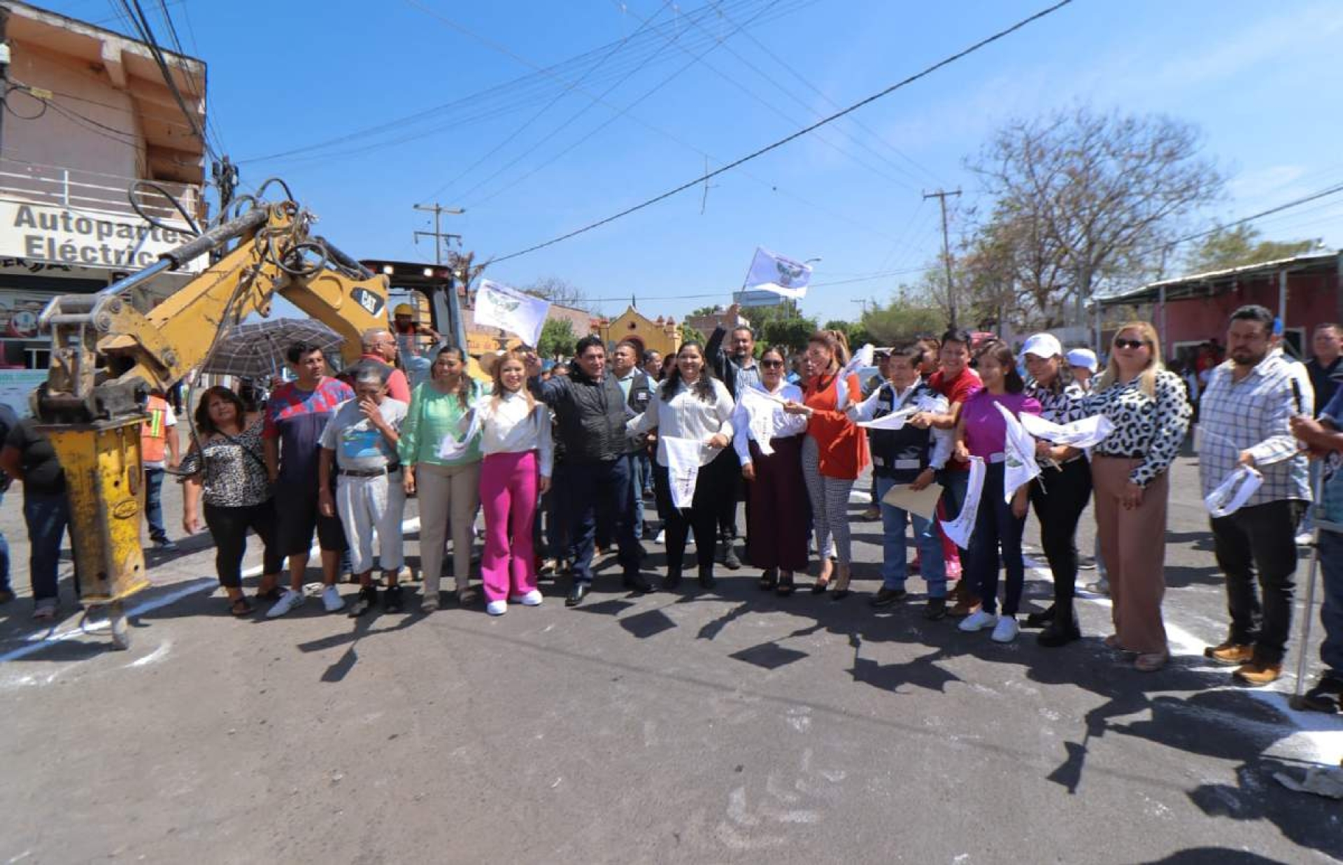 Inicia construcción de glorieta en calzada Santa Inés de Cuautla