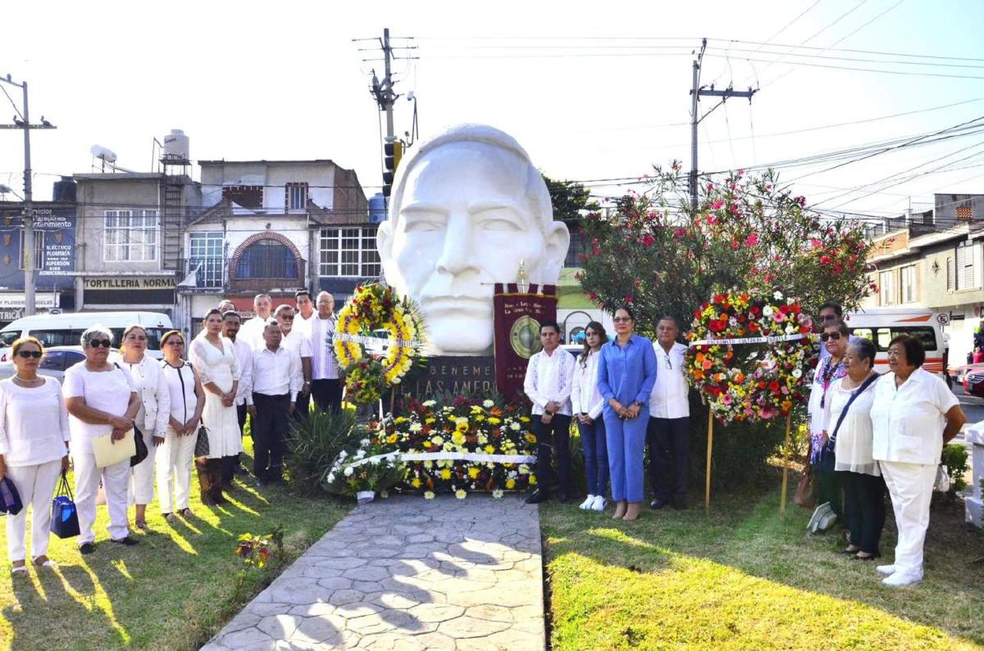 Recuerdan a Benito Juárez en Jojutla, a 218 años de su nacimiento