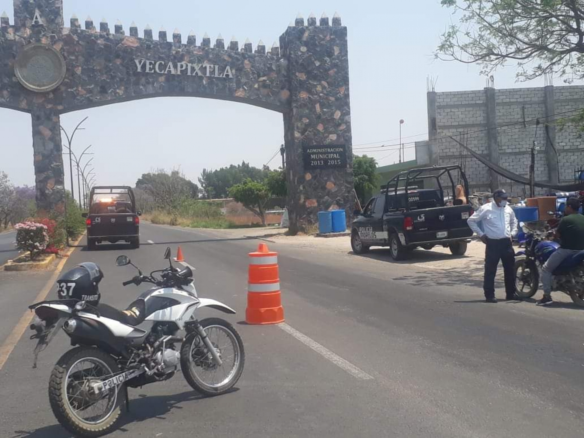 Implementó Ayuntamiento de Yecapixtla operativo para restringir acceso de visitantes