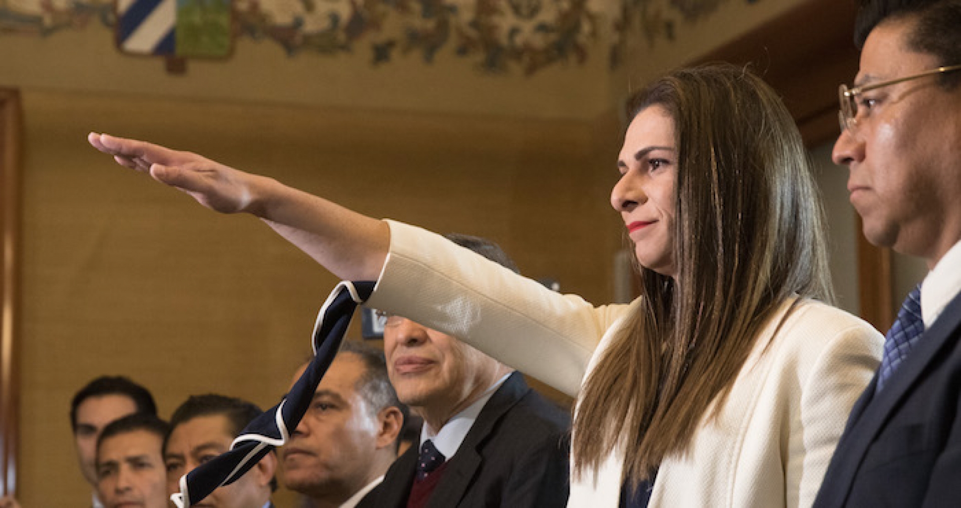 Ana Gabriela Guevara, ex velocista y medallista olímpica mexicana, rinde protesta como titular de la Conade