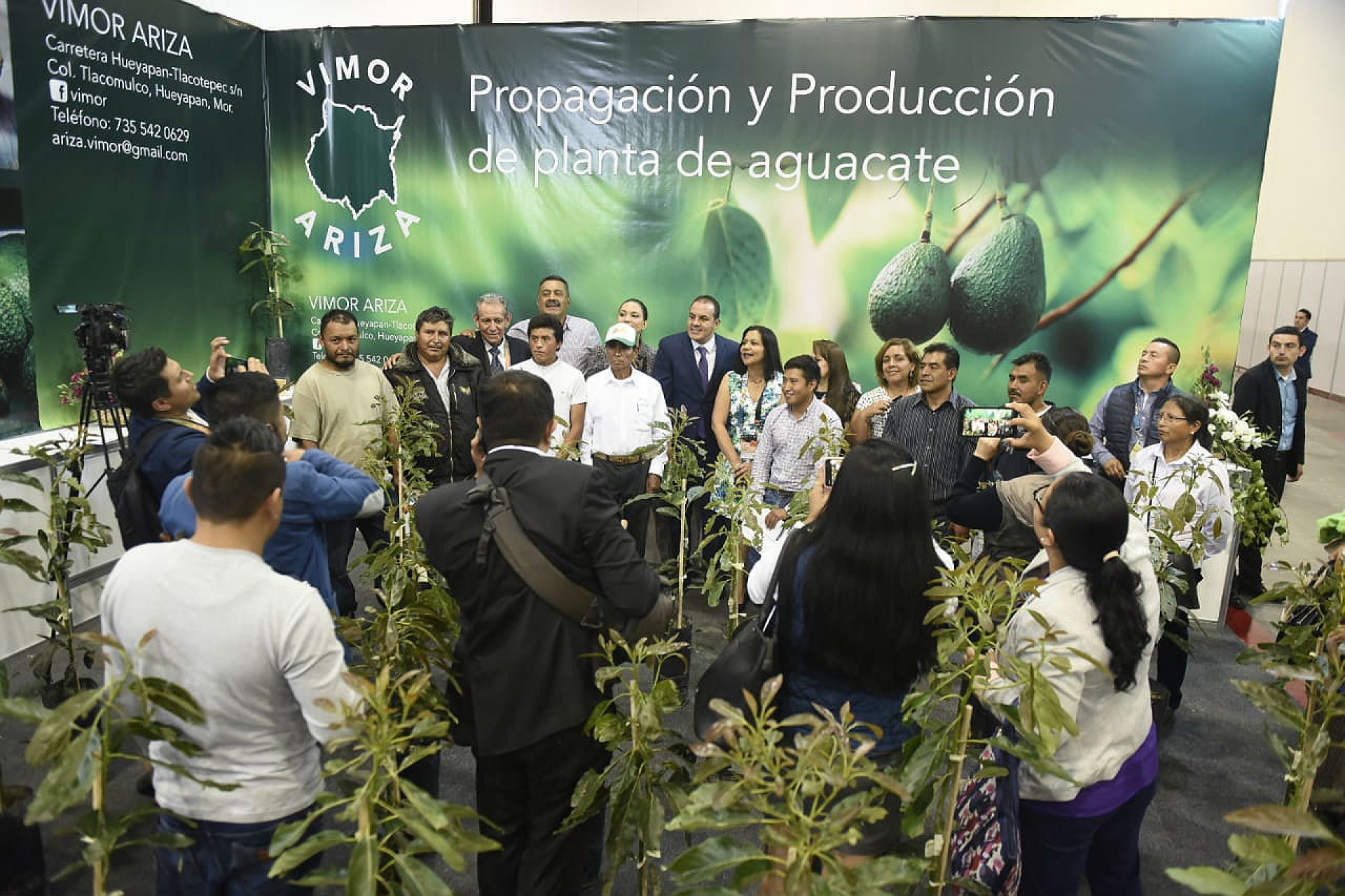 Acude gobernador a exposición 'OPF Ornamental Plants and Flowers, México 2019'