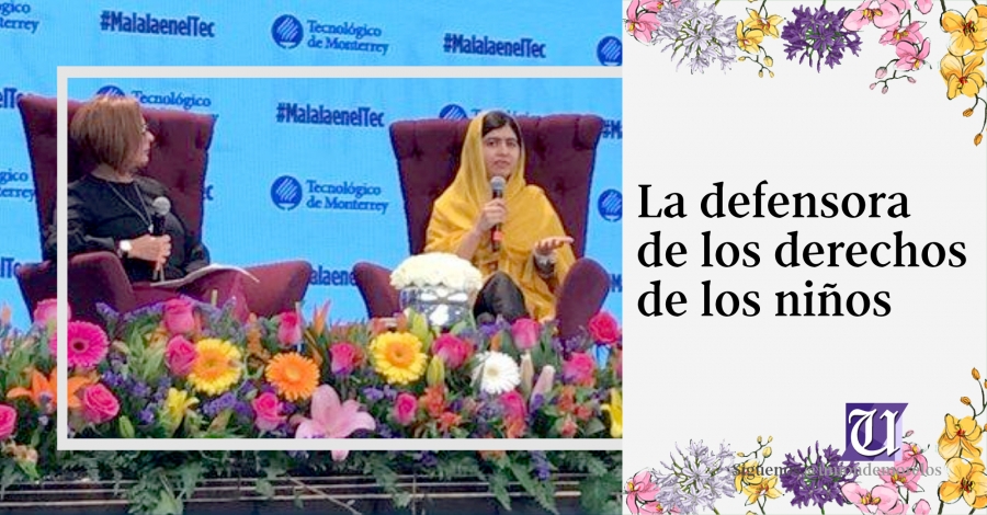 Soy la voz de los pequeños, dice Malala en México