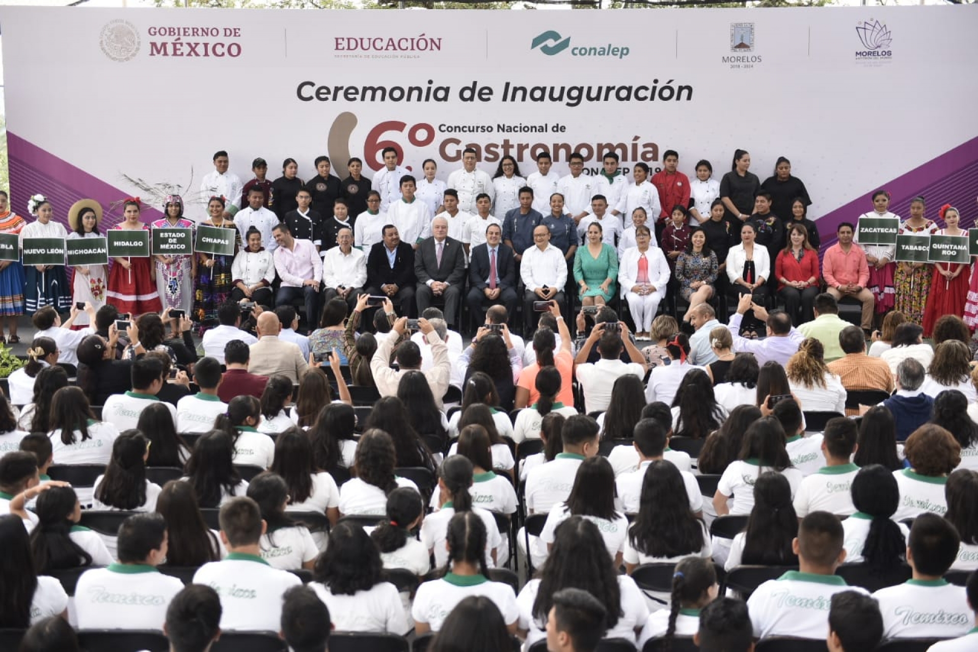 Inaugura gobernador el sexto 'Concurso Nacional de Gastronomía Conalep'