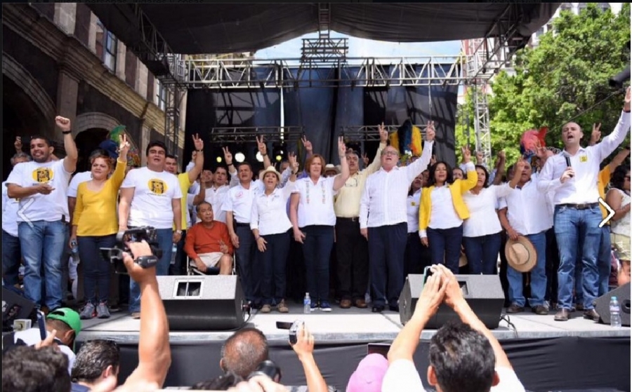 Dura crítica de Demédicis a la marcha organizada por Rodrigo Gayosso para Graco