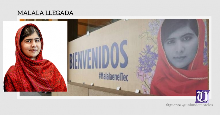 Lluvia retrasa llegada de Malala a México