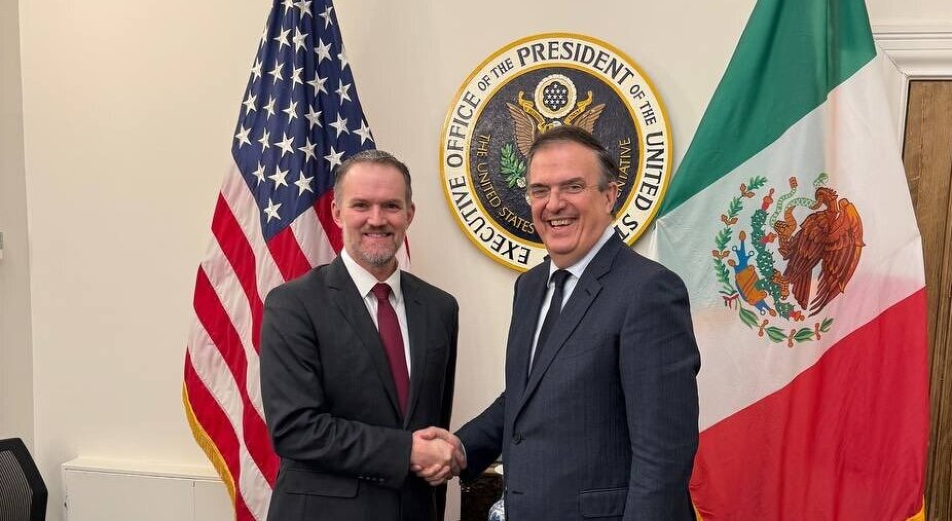 Ebrard se reúne con representante de Comercio de EU para tratar aranceles