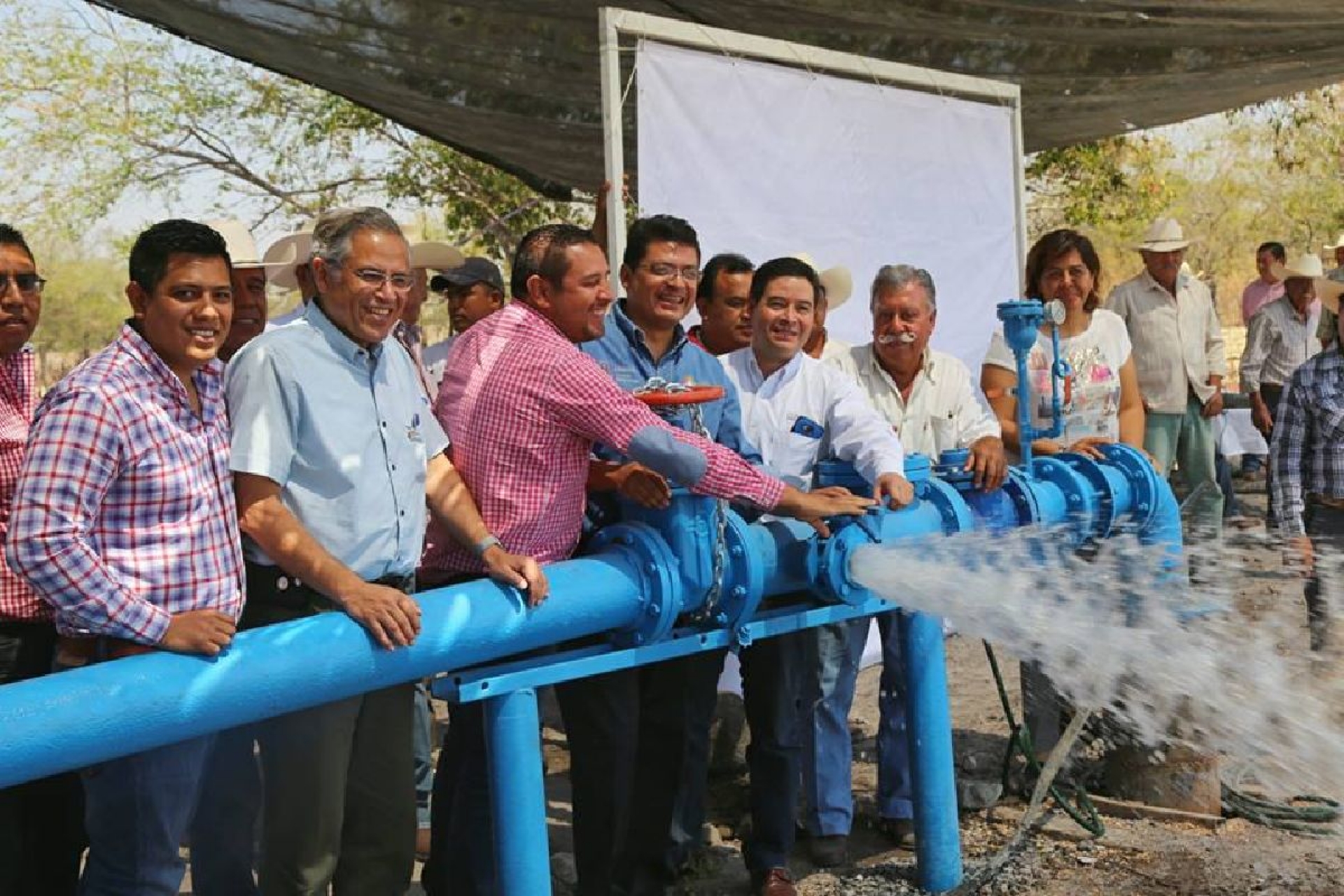 Entregan la reposición del pozo “Los Guayabos” del ejido de Quebrantadero