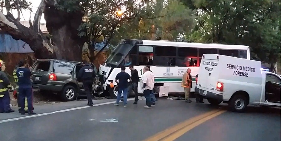 Fallece una mujer en accidente registrado en la carretera México-Cuernavaca