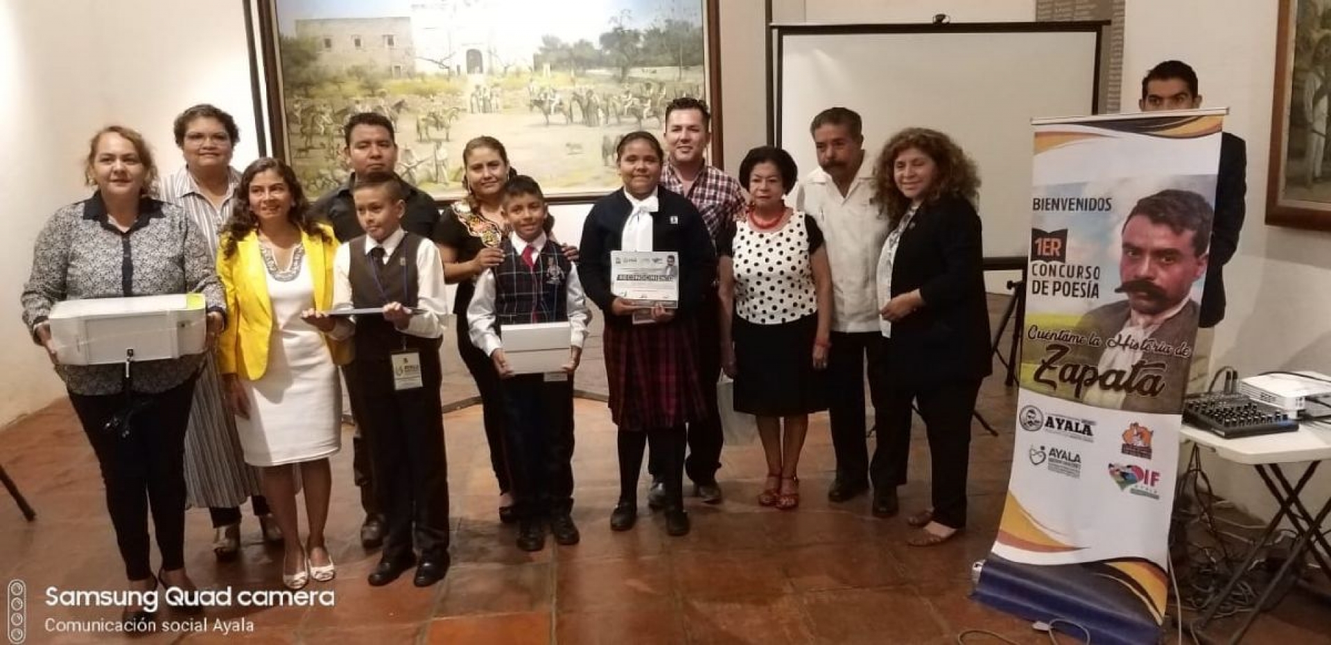 Ayala fue sede del primer concurso de poesía “Cuéntame la Historia de Zapata”