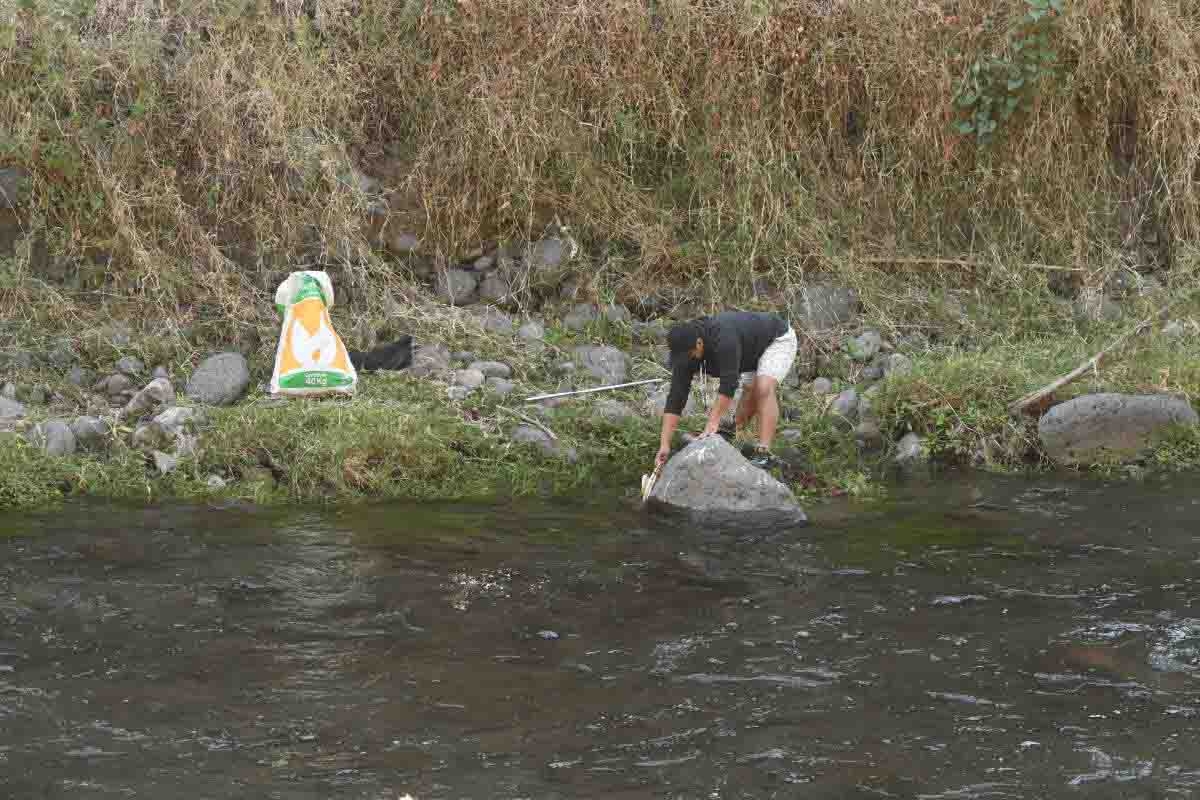 Celebran el Día Mundial de los humedales limpiando el río Cuautla