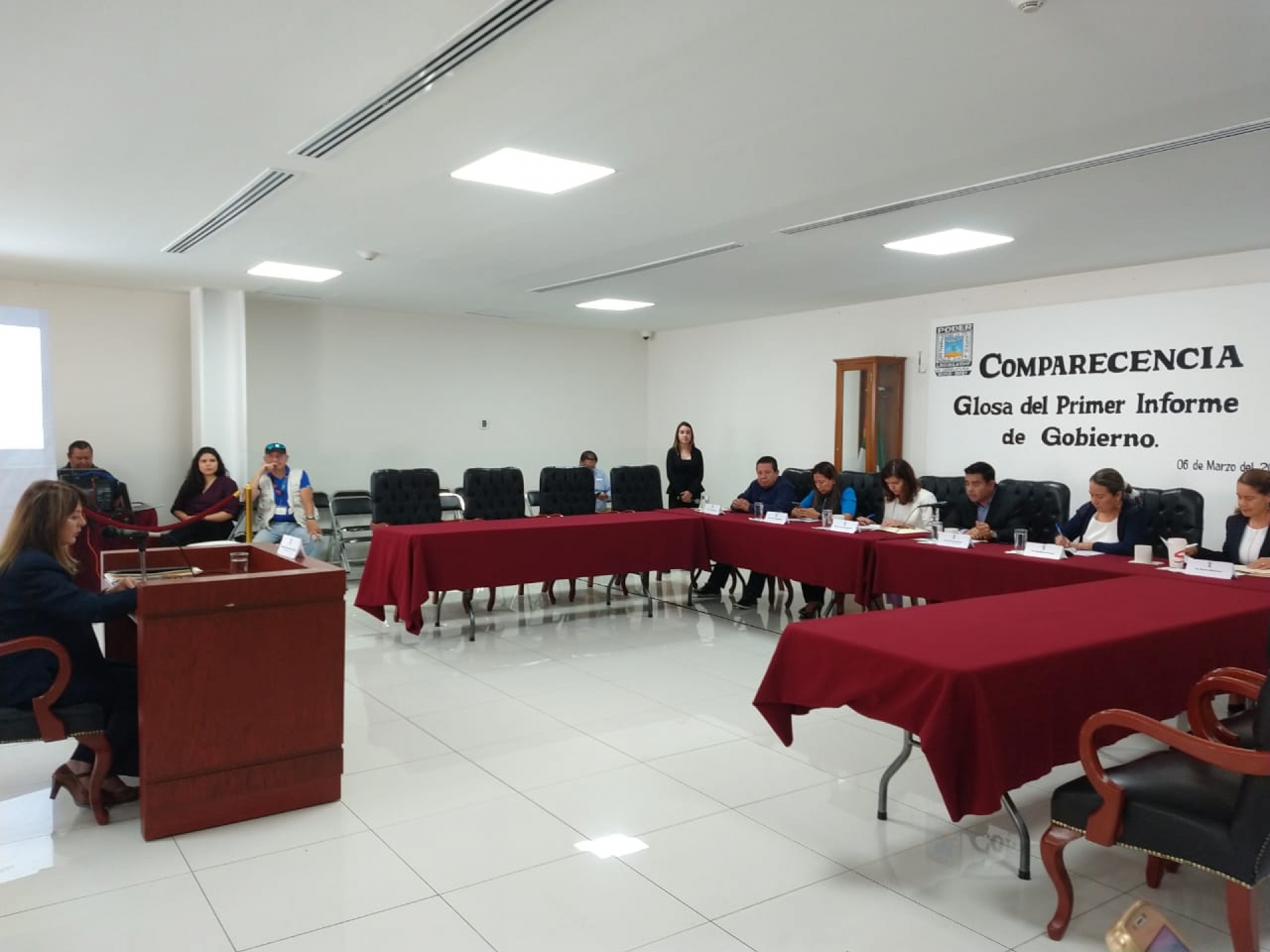 Comparece secretaria de Turismo y Cultura ante diputados locales