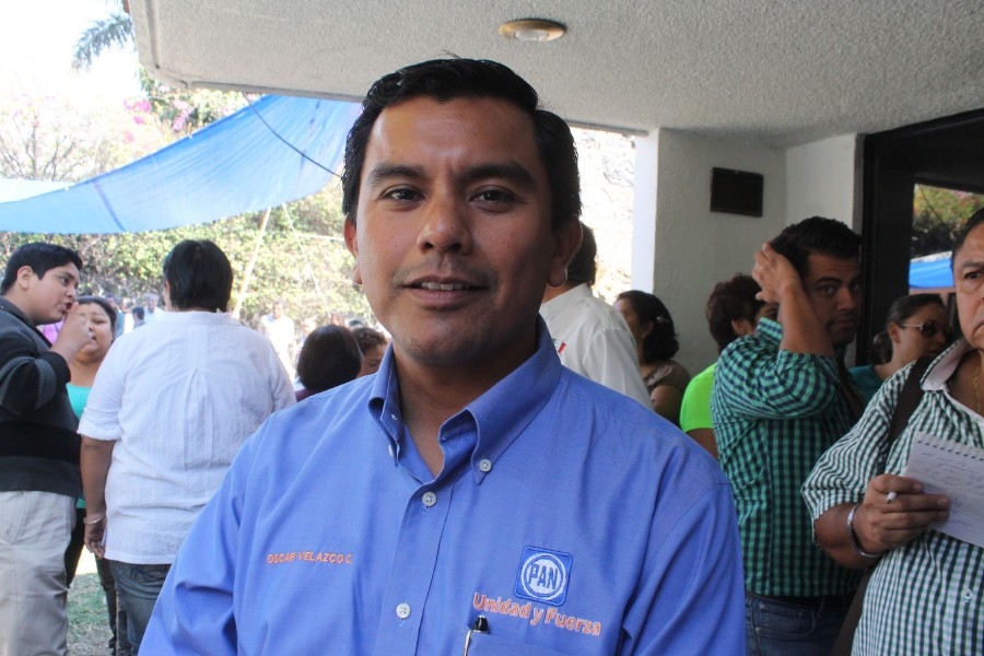 Aceptan registro de Óscar Velasco como aspirante a dirigente del PAN