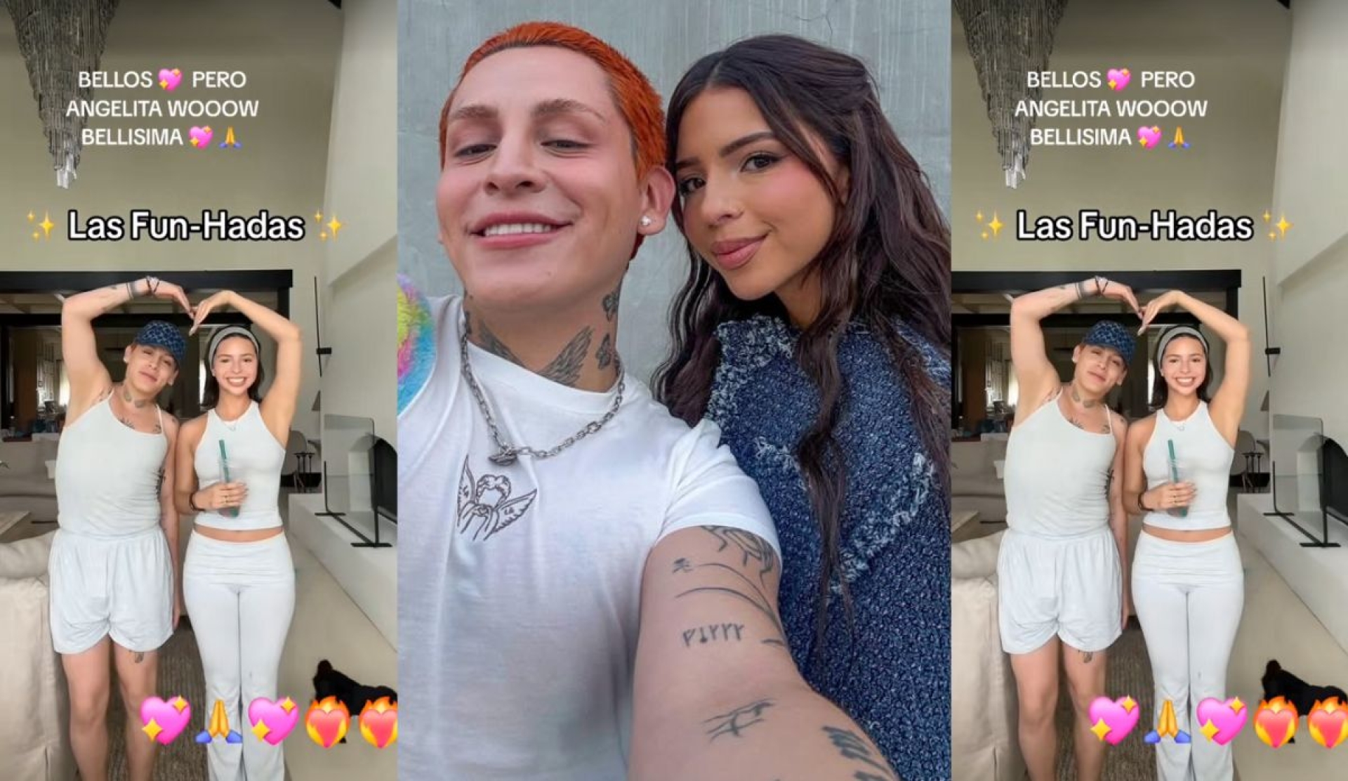 'Las más fun-hadas': Ángela Aguilar y Kunno se burlan de las críticas en video; redes reaccionan con todo