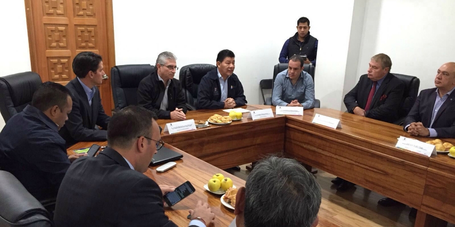 Se reúne el alcalde de Cuernavaca con Quiroz Medina; revisan el proyecto del paso exprés