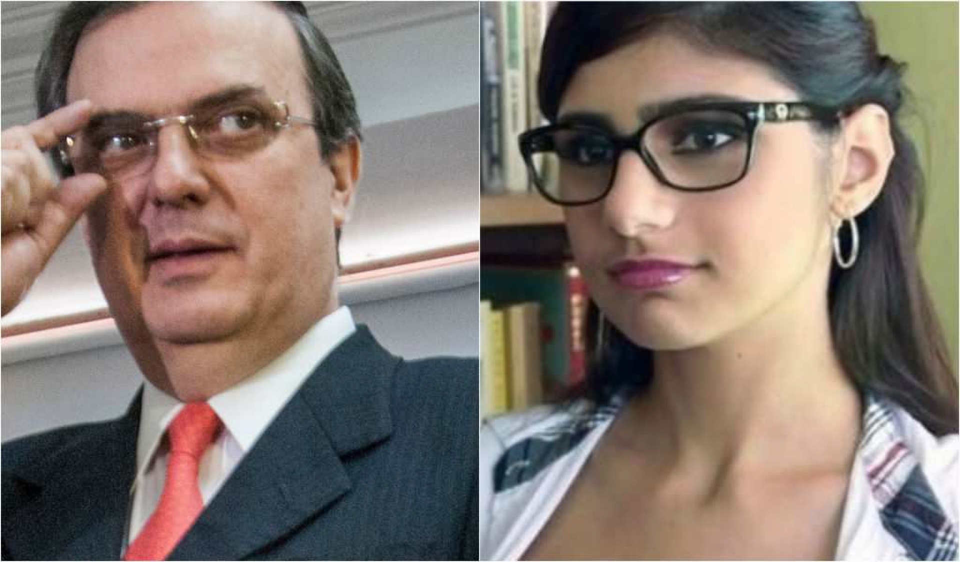 Marcelo Ebrard subió a Twitter una foto de Mia Khalifa y se volvió viral