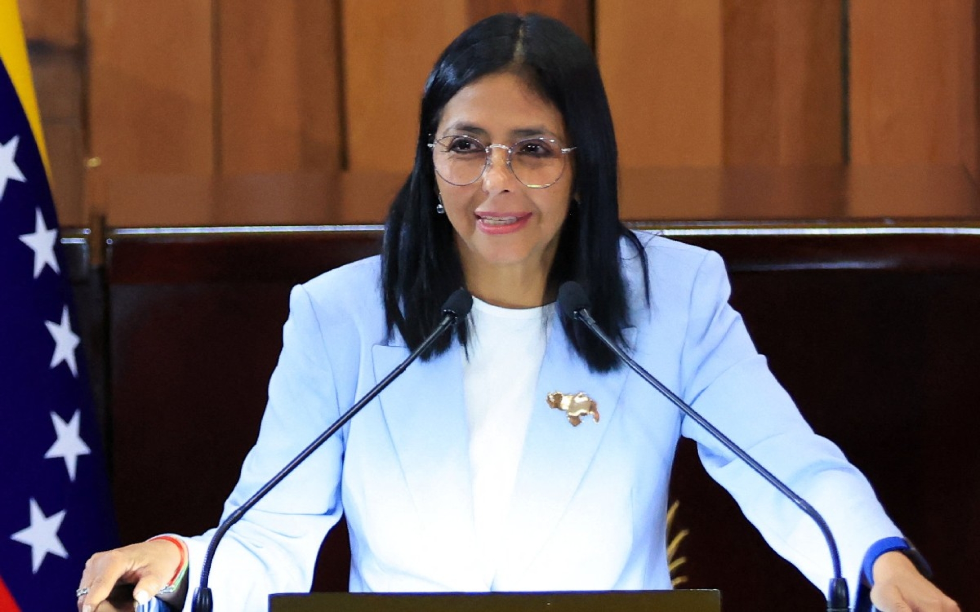 Delcy Rodríguez afirma que Venezuela está en calma