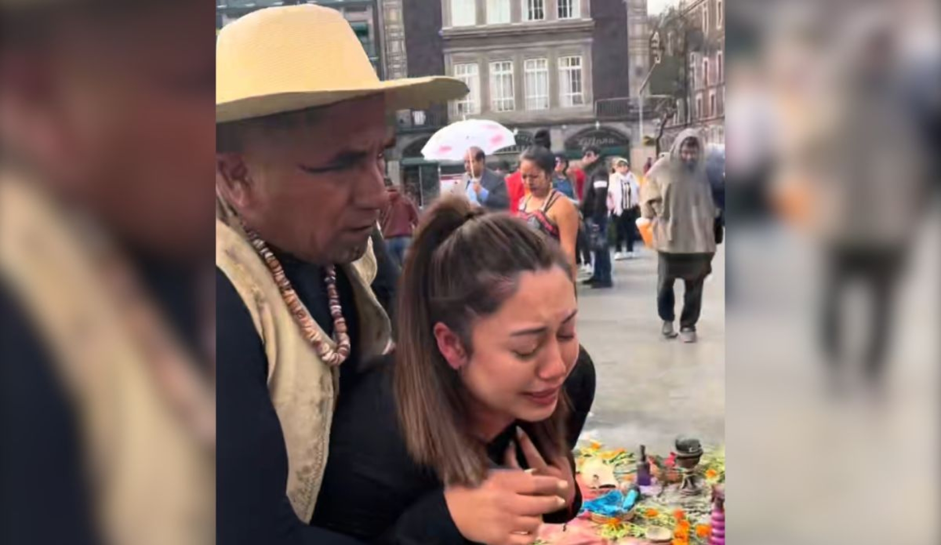 Joven se vuelve viral tras crisis emocional durante ritual de limpia en CDMX