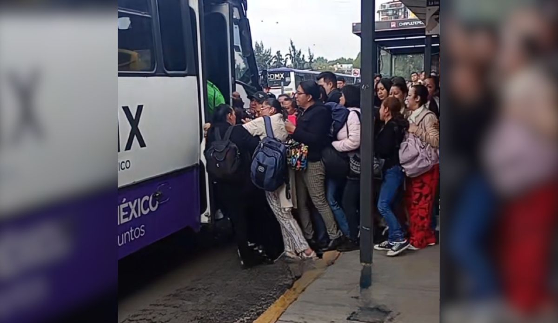 Empujones y jaloneos en Chapultepec se vuelven viral en redes