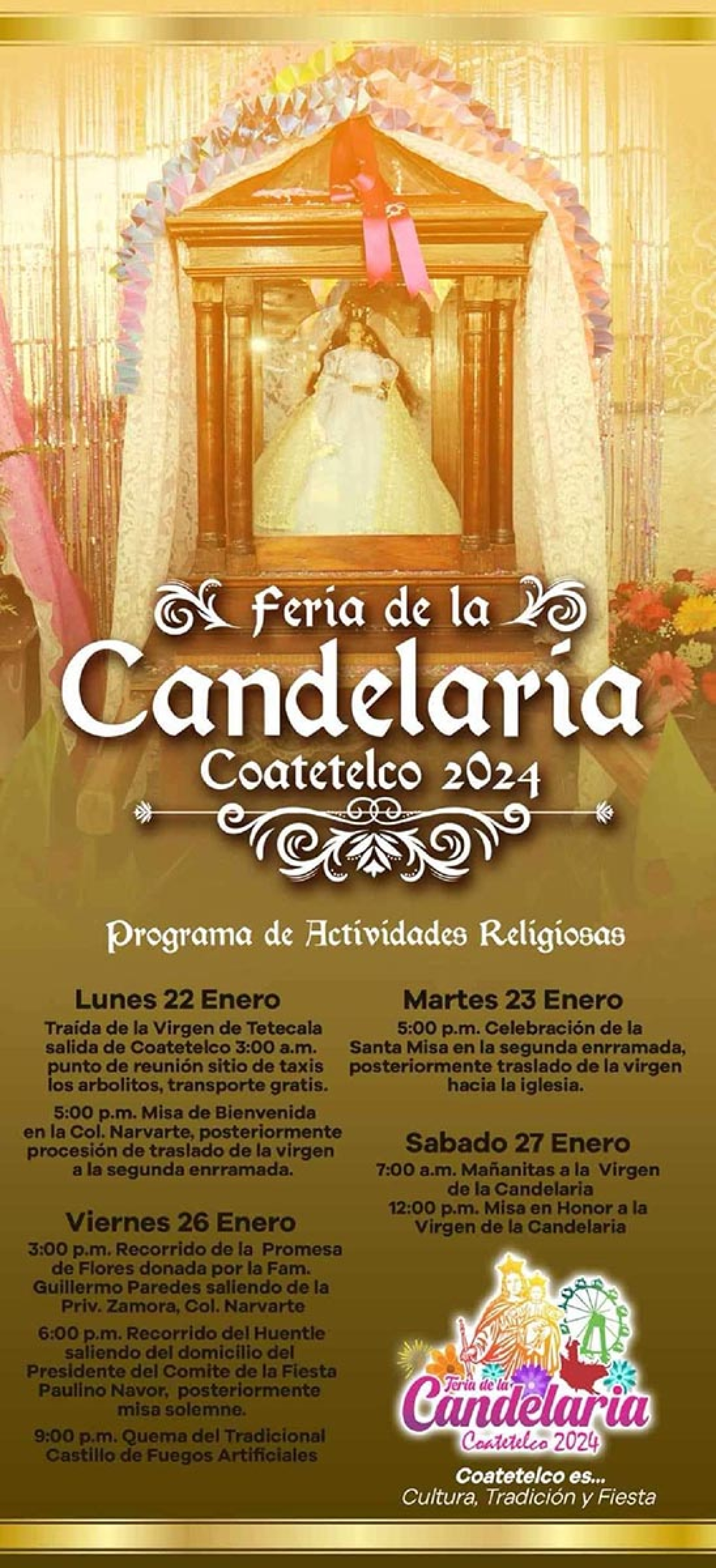 Alistan la Feria de la Candelaria en Coatetelco