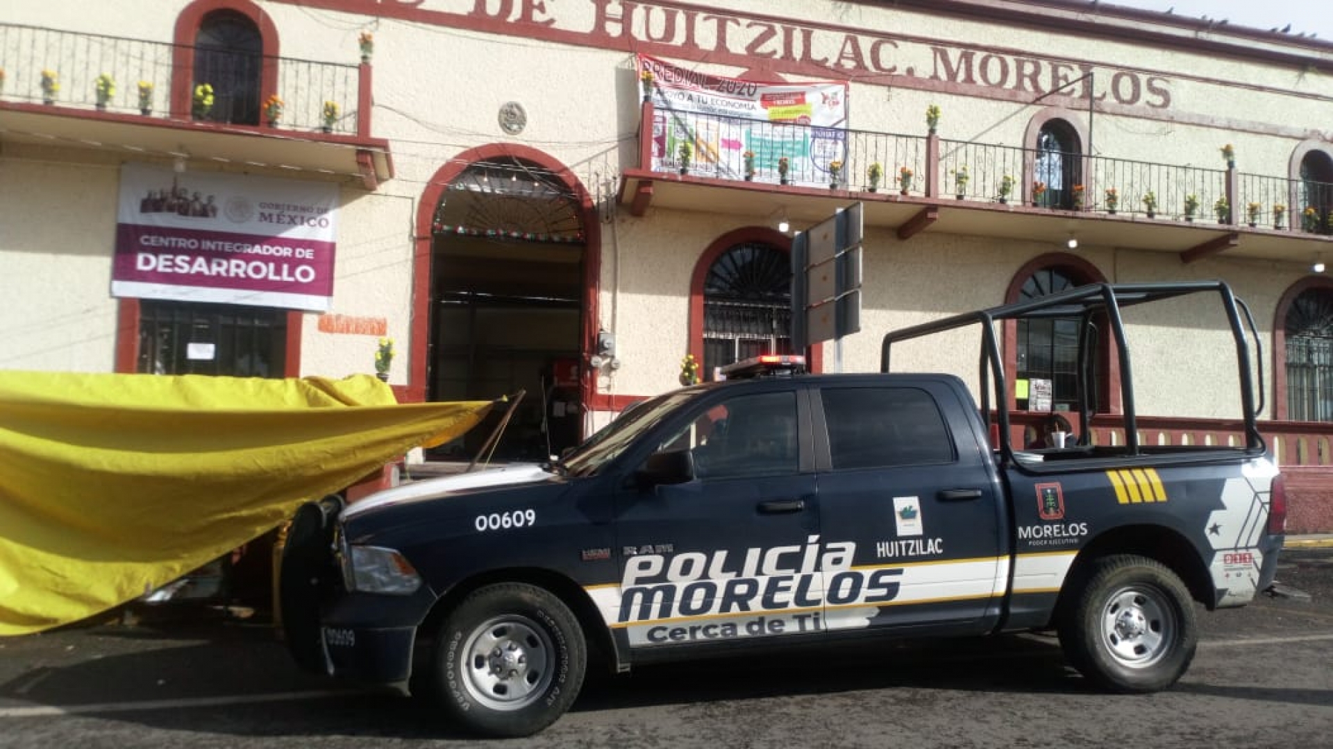 Roban dinero de cajeros en la presidencia municipal de Huitzilac