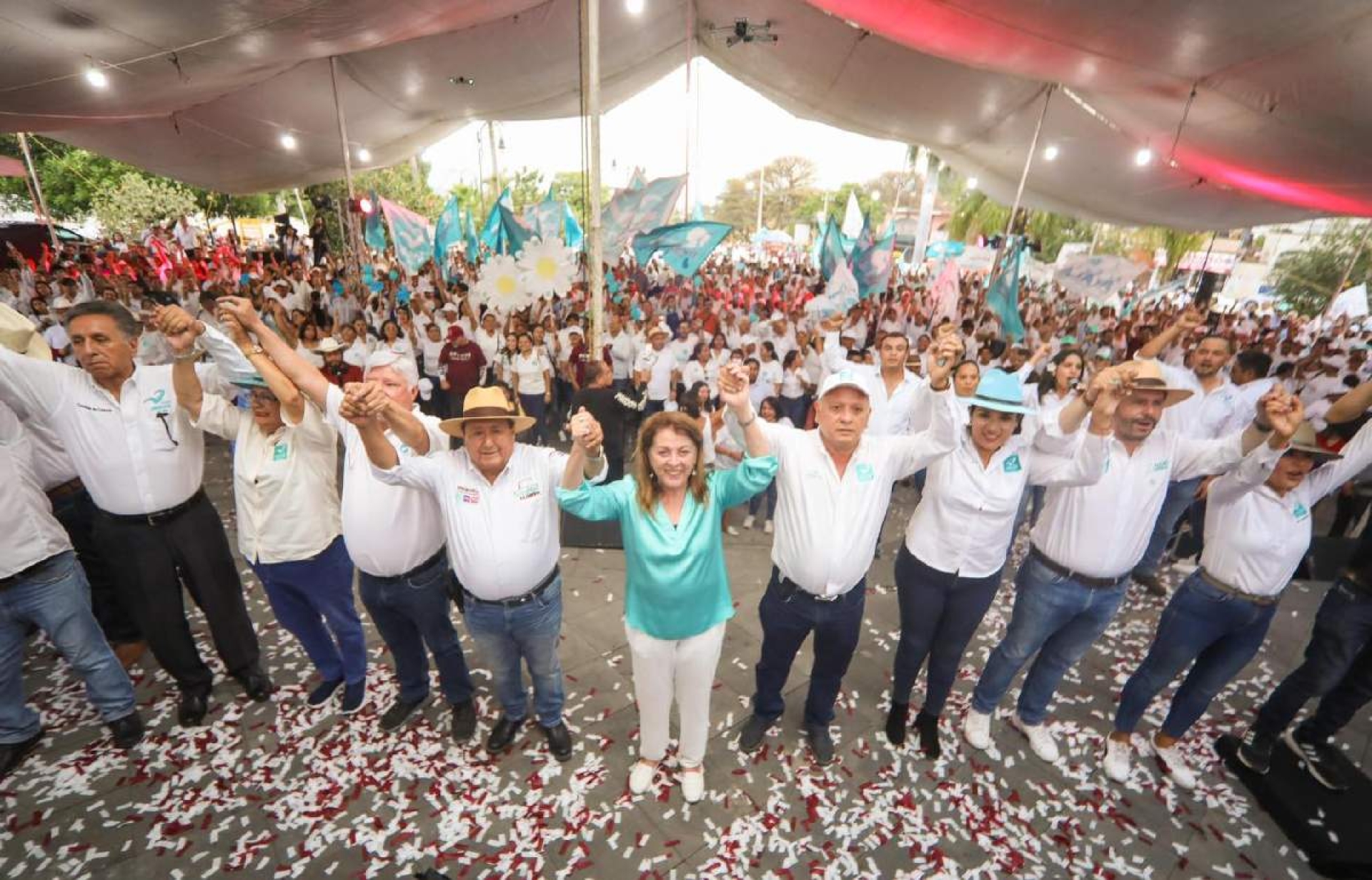 Celebra Nueva Alianza sus resultados electorales