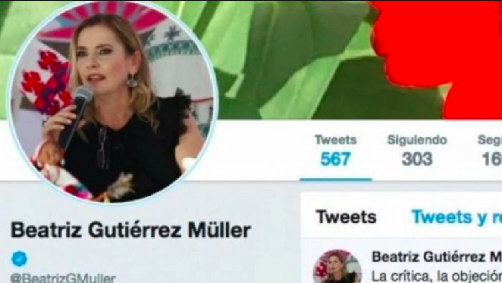Se despide Beatriz Gutiérrez Müller de Twitter