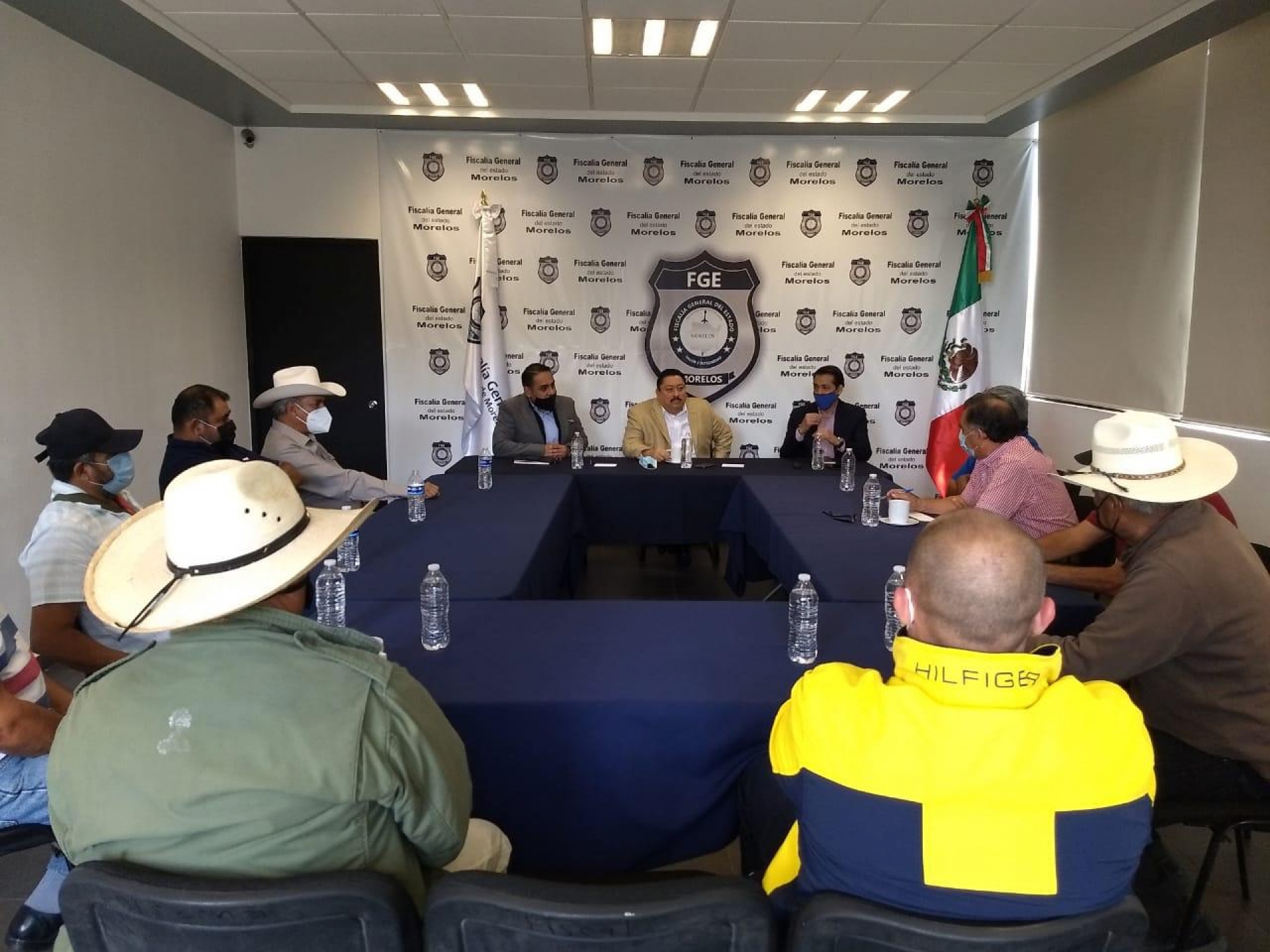 Se reúne fiscal general con representantes de los nueve ejidos de Yautepec