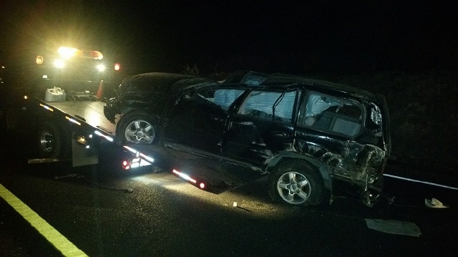 Falleció tras volcar el vehículo que conducía