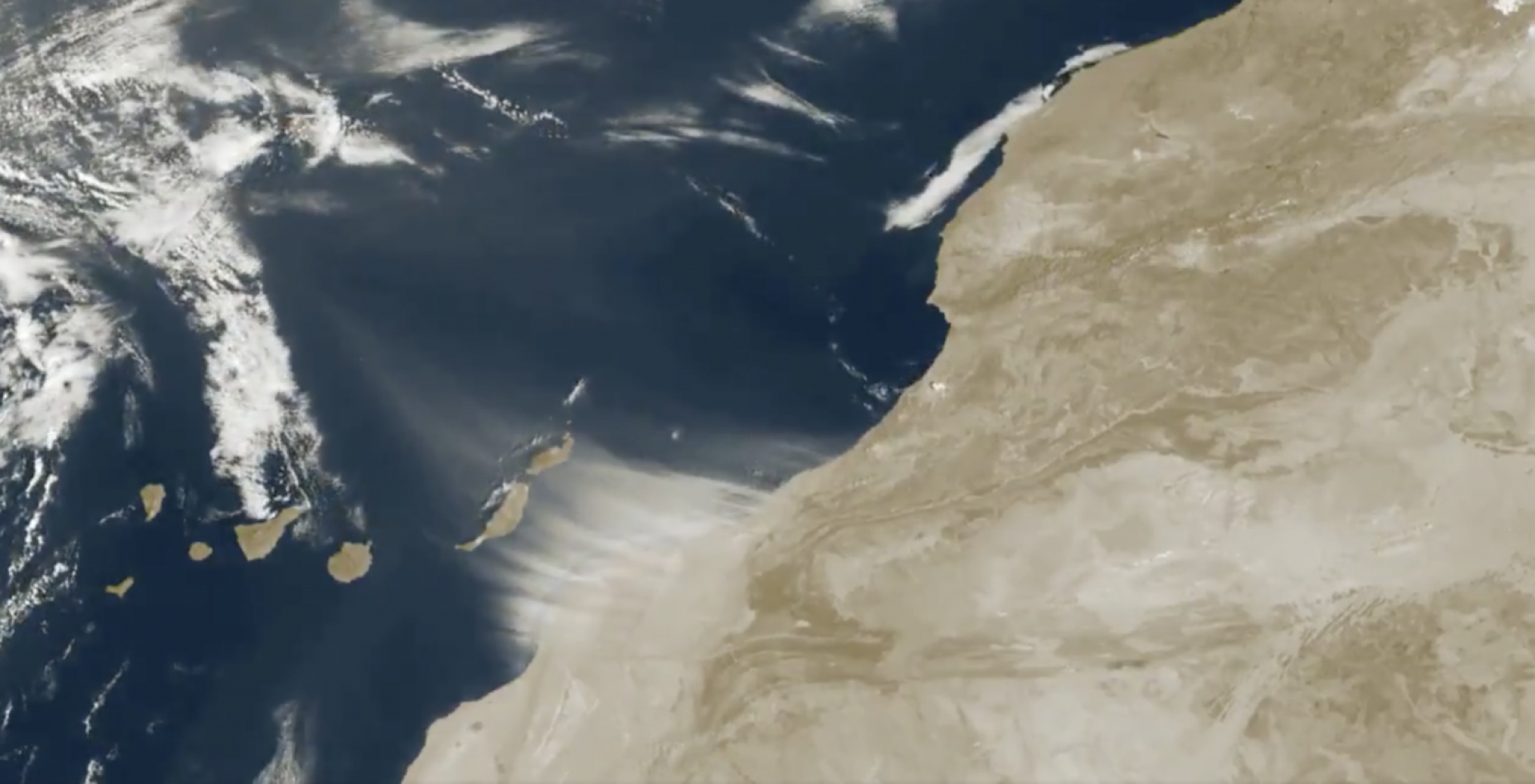 Nube de polvo del Sahara llega a territorio nacional