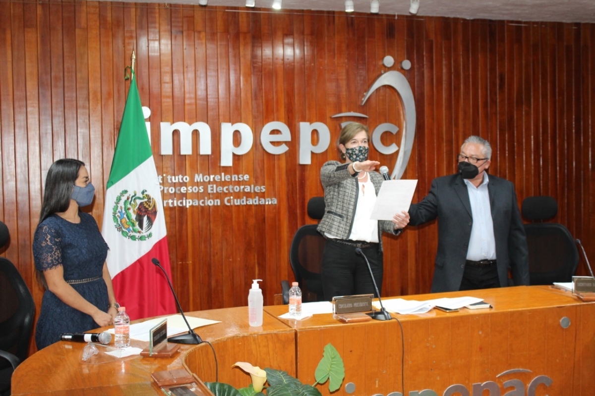 Rinde protesta Mireya Gally como consejera presidenta del Impepac