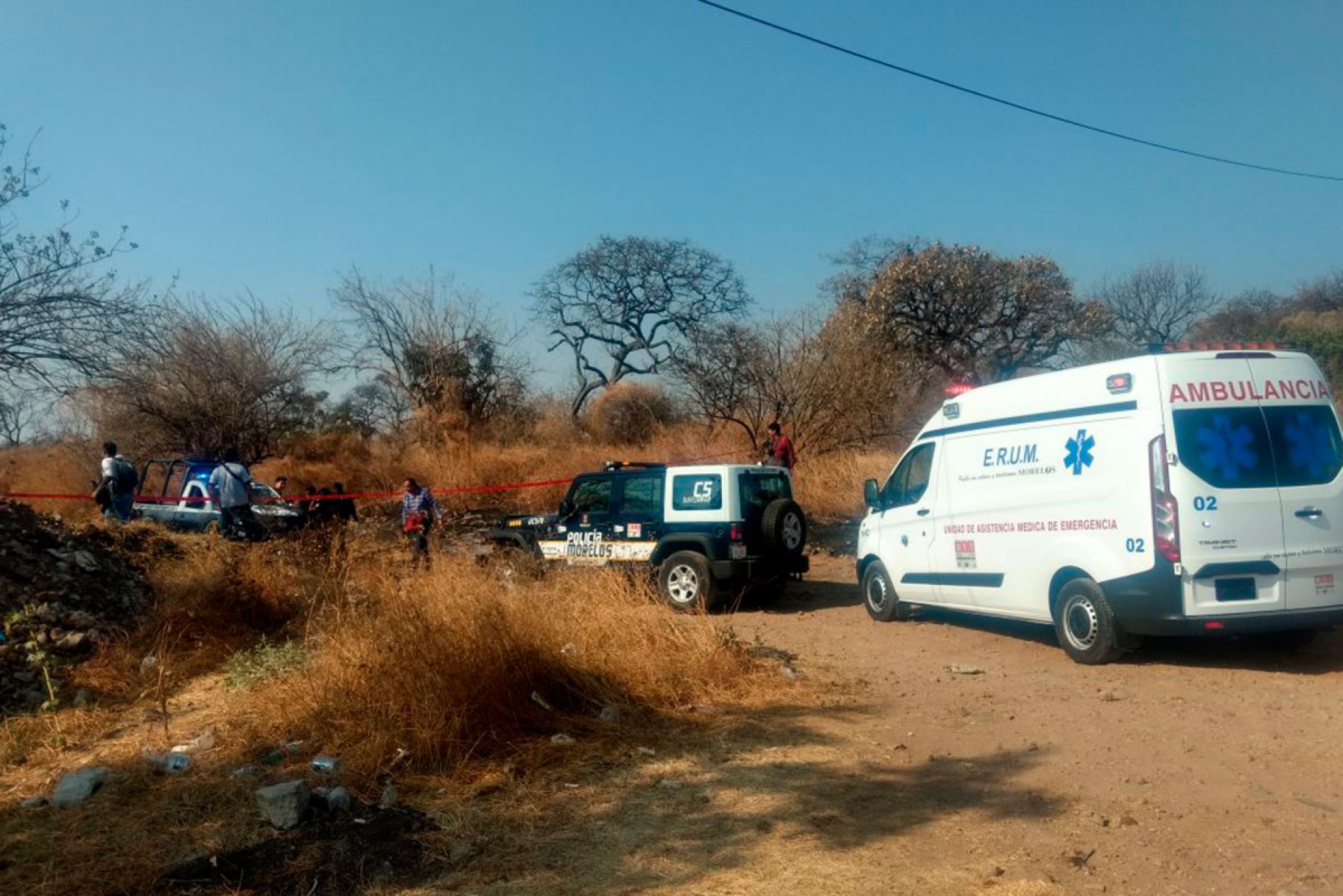 Un campesino encontró un cadáver en Santa Catarina