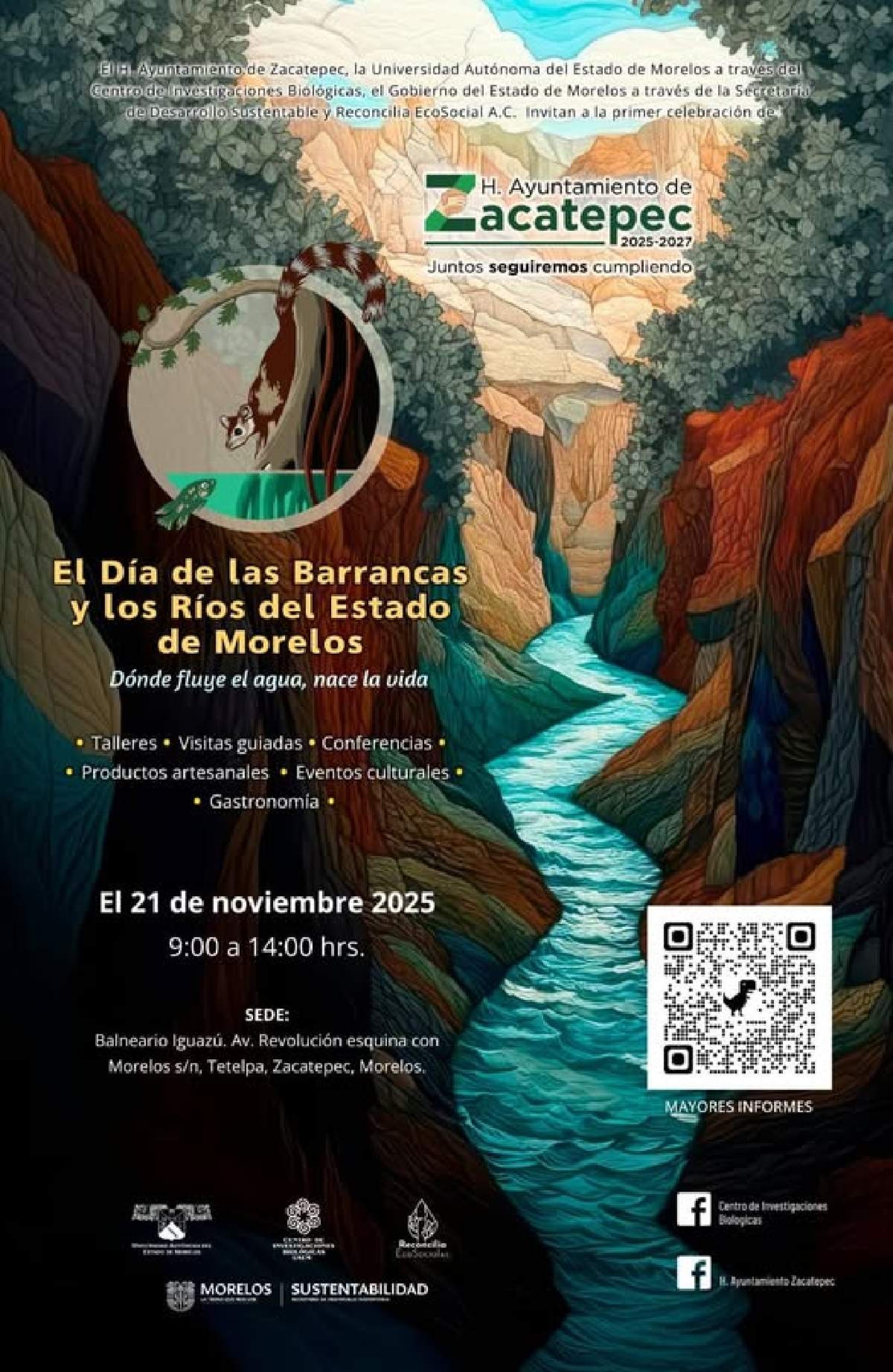 Habrá jornada de sensibilización sobre gestión de barrancas y ríos en Zacatepec