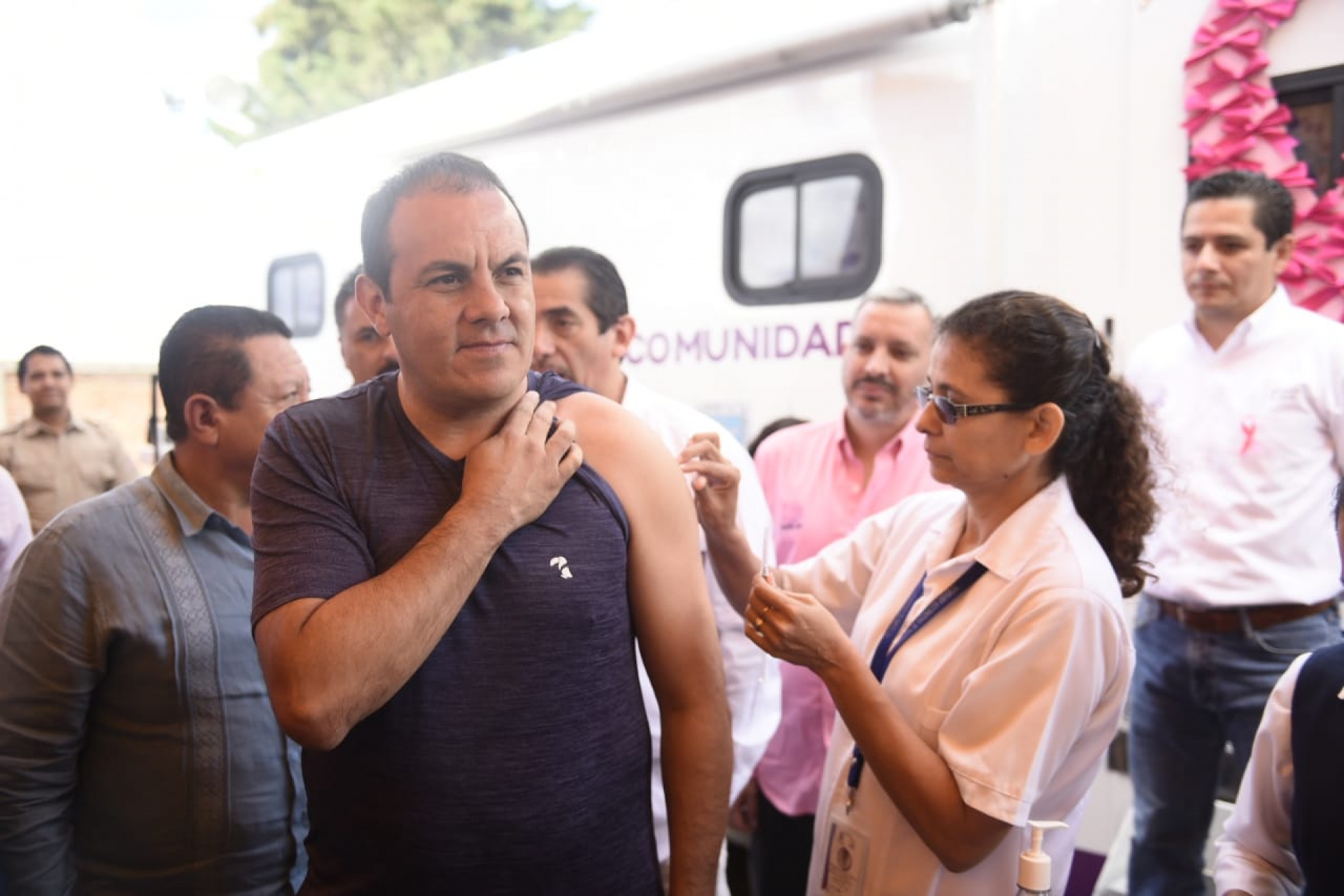 Encabeza Blanco Bravo campaña de vacunación contra la influenza