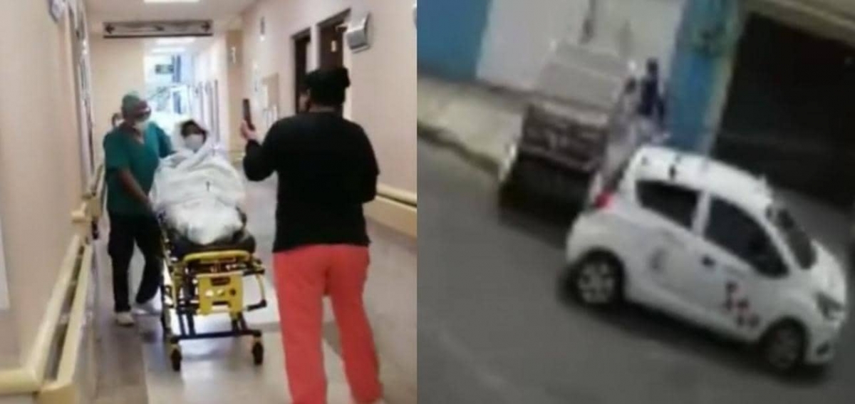 Enfermero roba tanque de oxigeno a abuelito con COVID-19