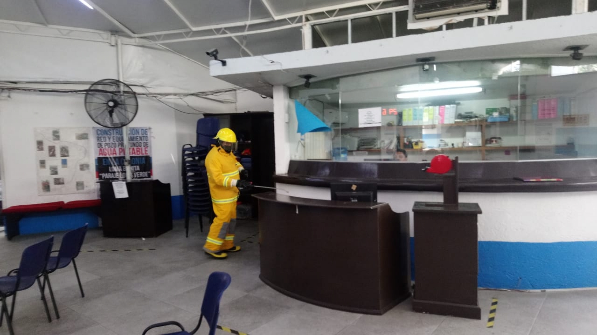 Realiza SAPAC sanitización de sus instalaciones contra covid-19