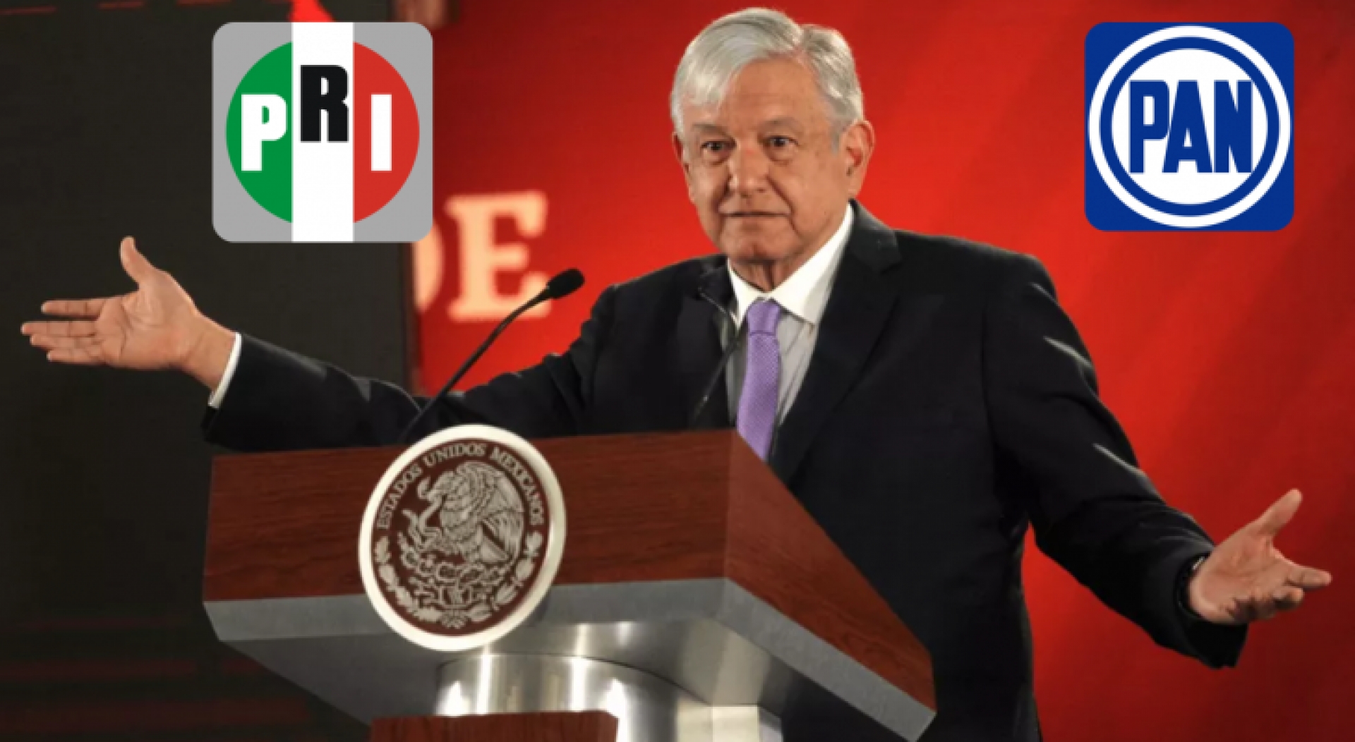 Hiceron del país un cementerio y ahora se dicen los defensores de los derechos humanos: AMLO al PRI y PAN