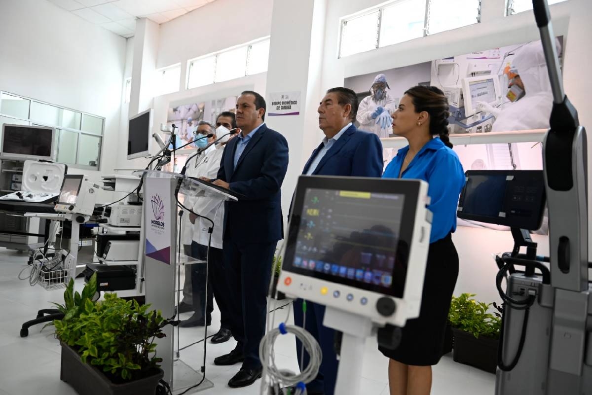 Cuauhtémoc Blanco cumple compromiso de fortalecer la infraestructura y equipamiento en hospitales