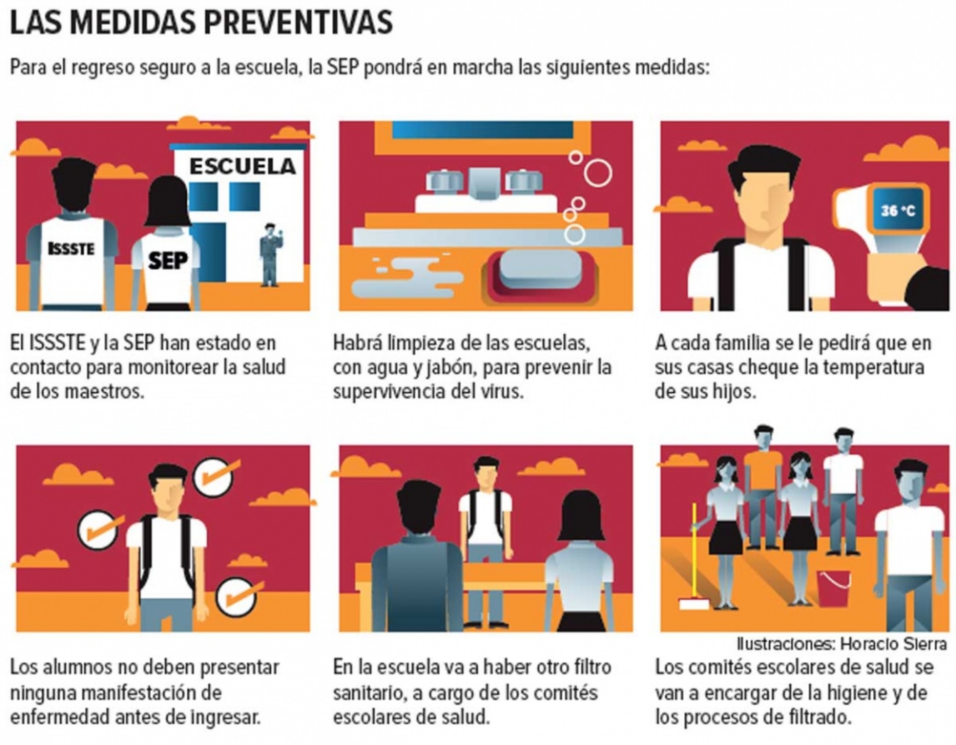 Regreso a clases será con filtros; la SEP limpiará a fondo las escuelas
