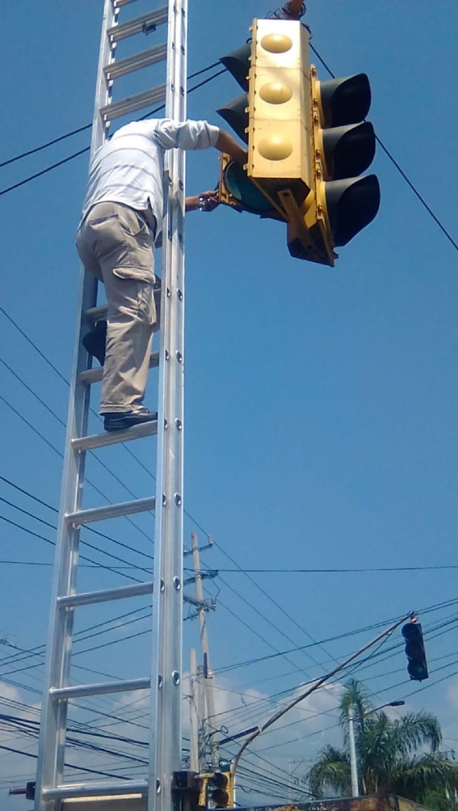 Reparan 45 semáforos y dan mantenimiento a 35 señalamientos de tránsito