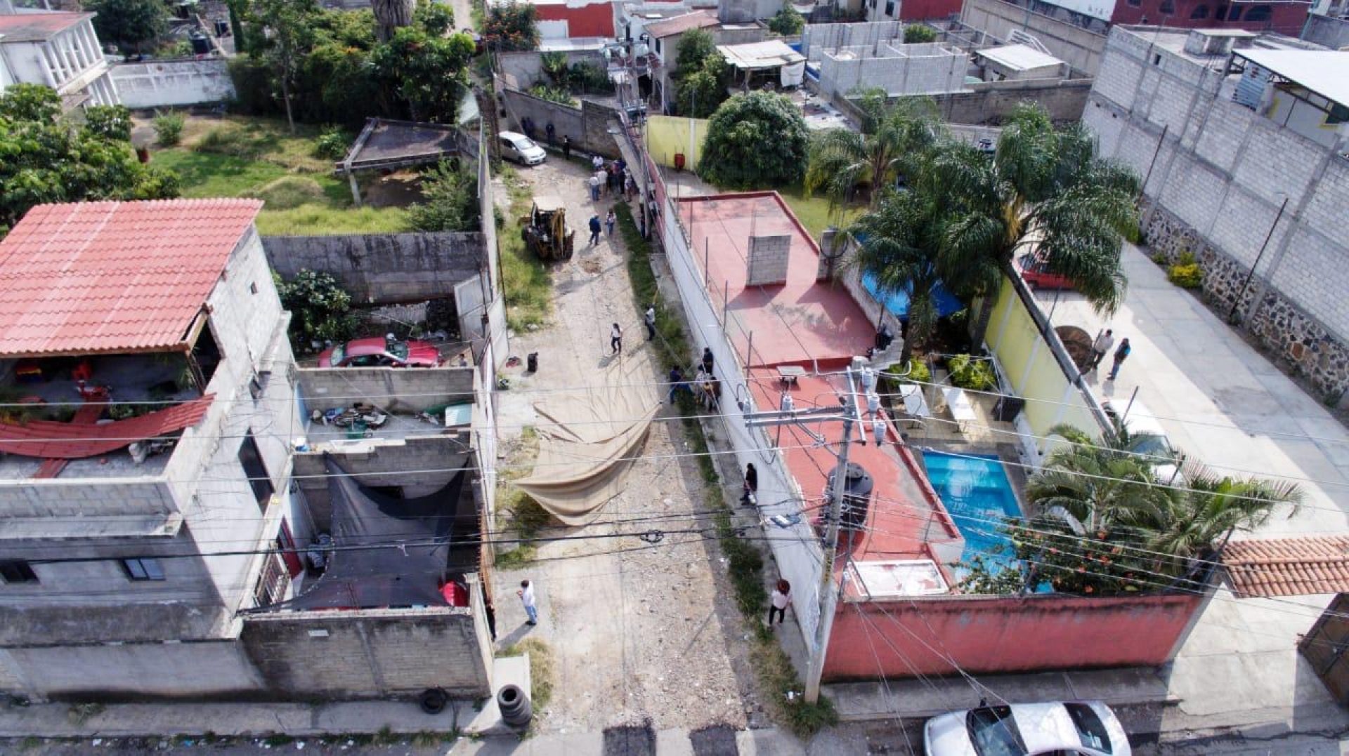 Encabezó edil capitalino banderazo a pavimentación en colonia Loma Bonita