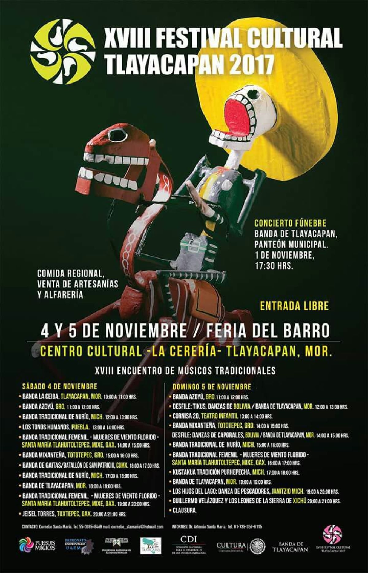 Hoy inicia la Feria del Barro en Tlayacapan