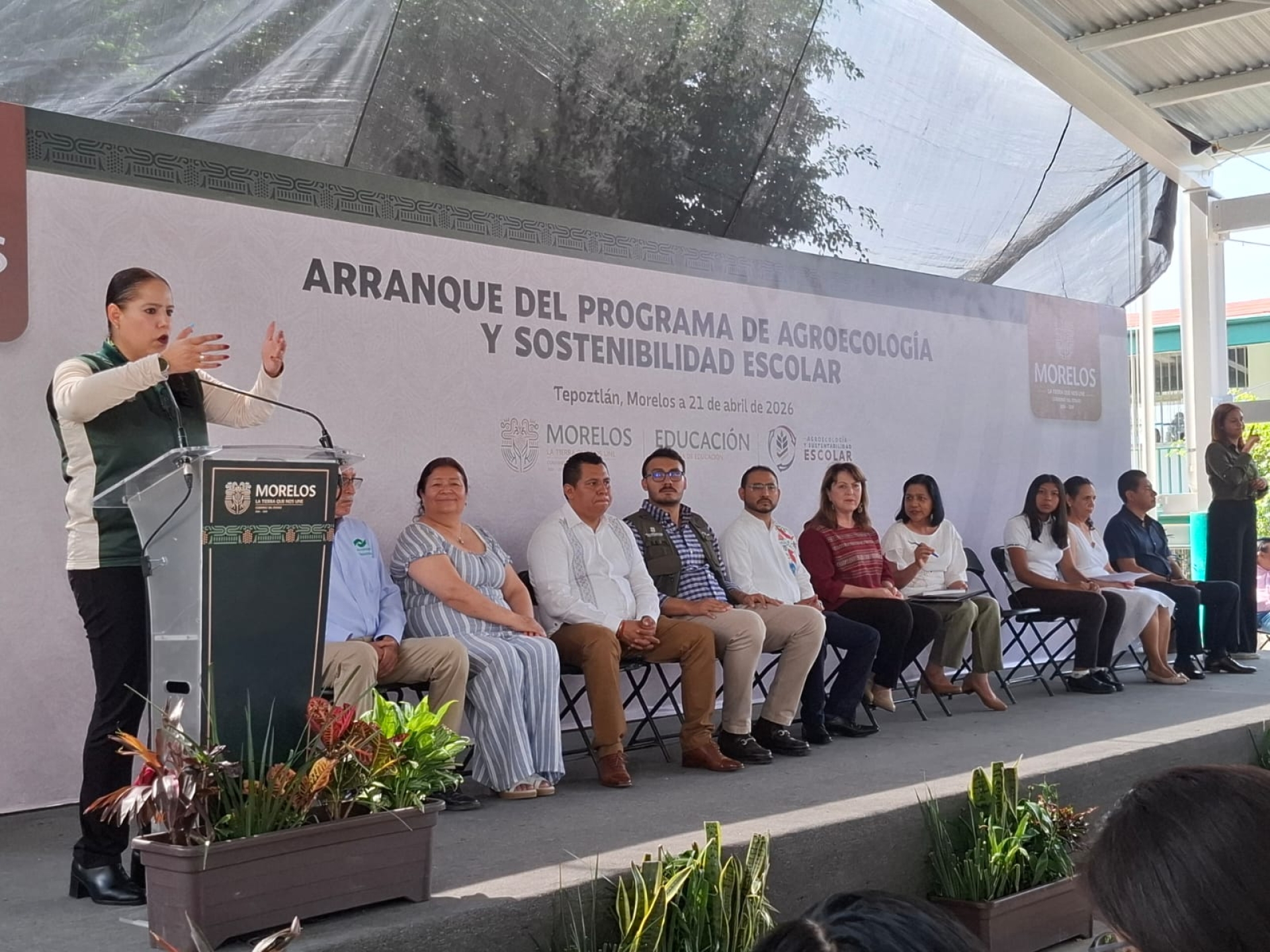 Preside gobernadora Margarita González Saravia arranque del 'Programa de Agroecología y Sostenibilidad Escolar'