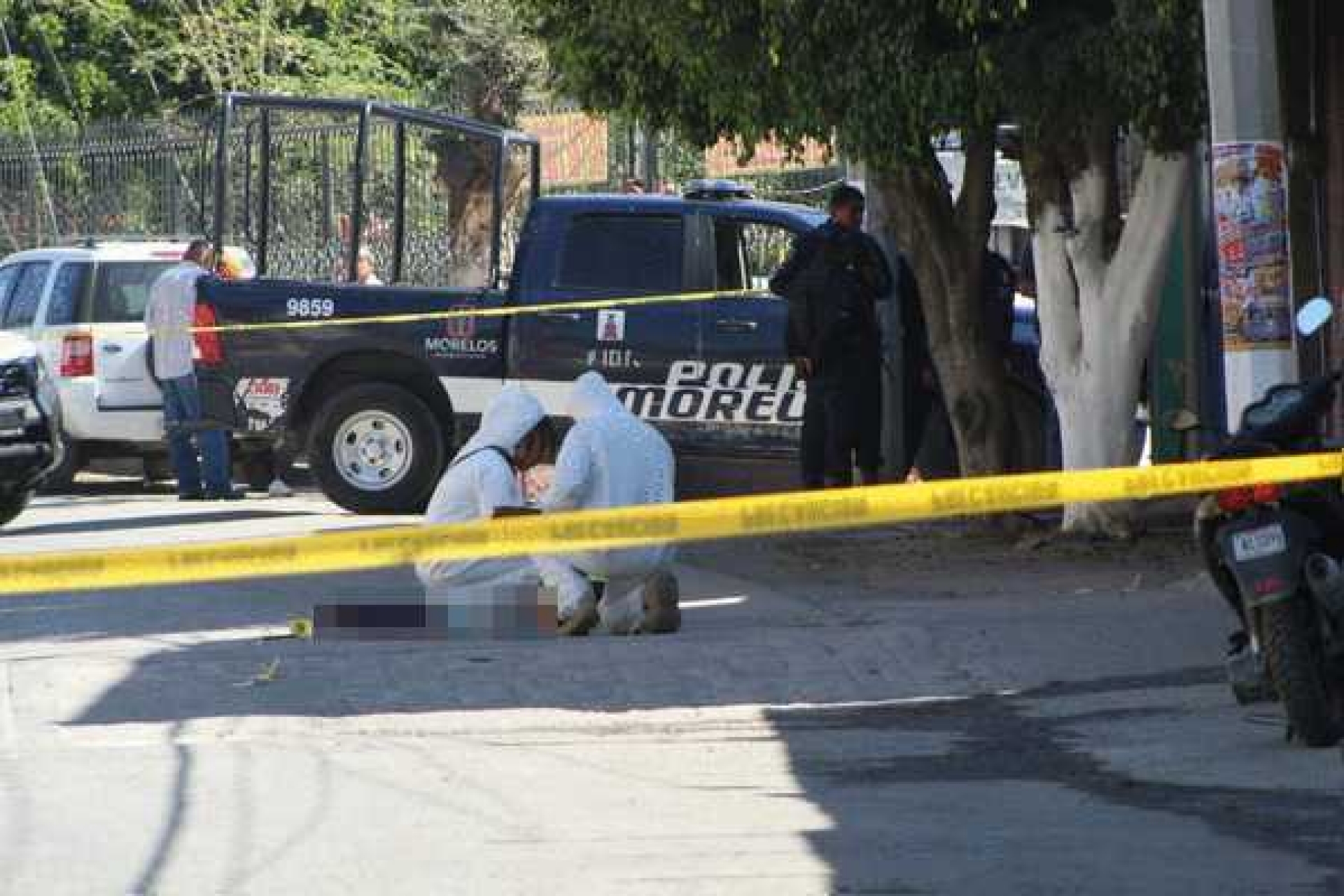 Asesinan a un hombre en la calle Emiliano Zapata de Jiutepec